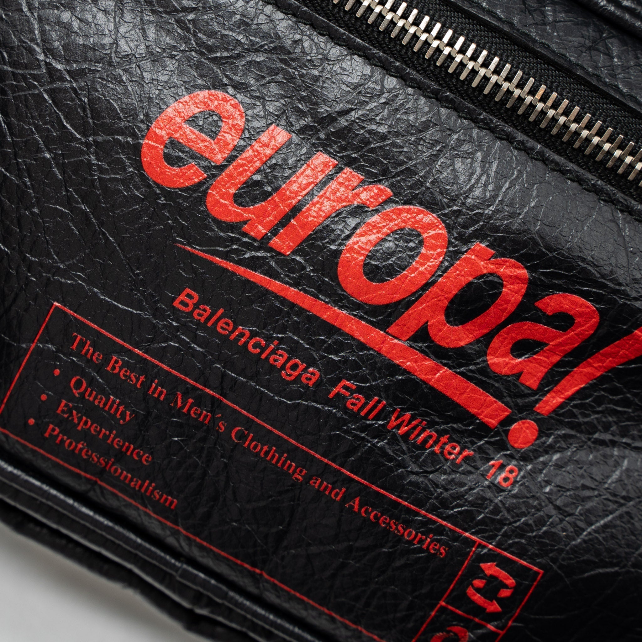 balenciaga-europa-belt-bag-calfskin-black-red-shw