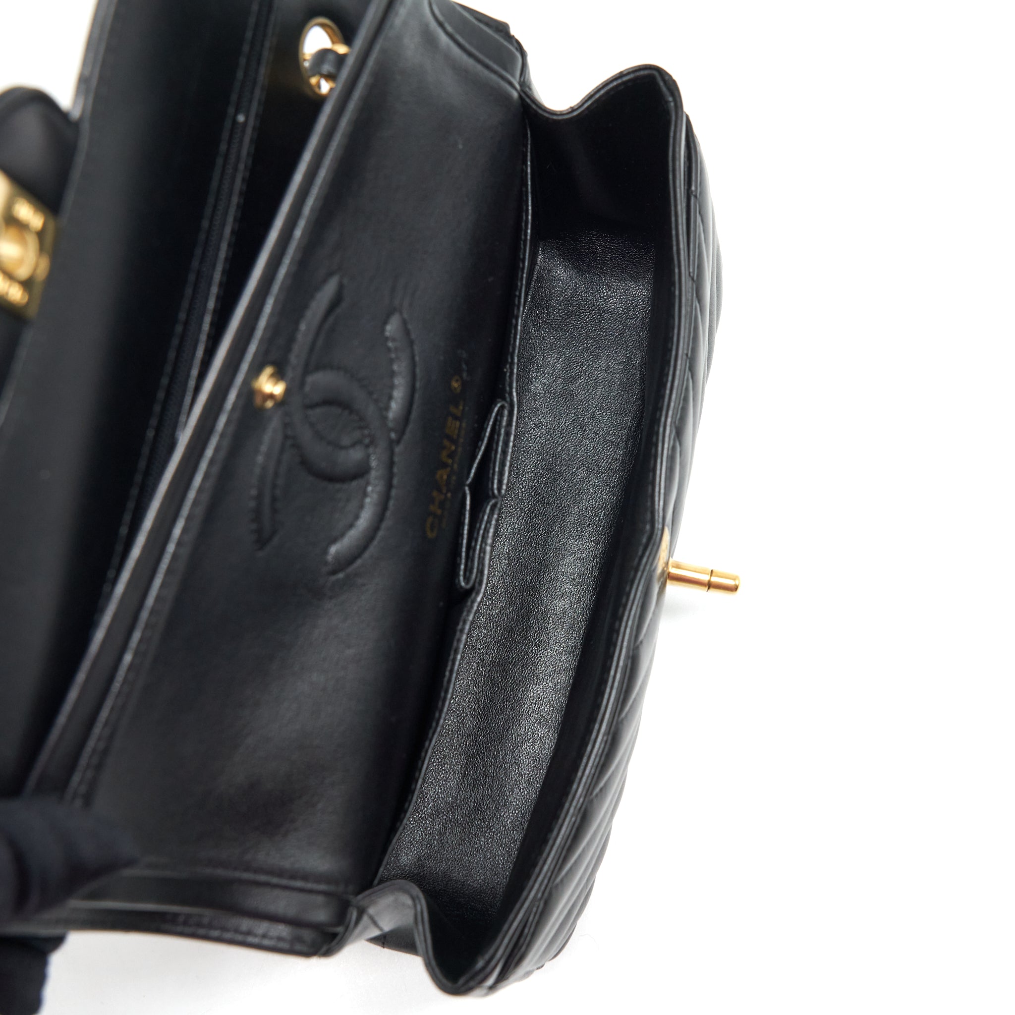 chanel-small-classic-double-flap-bag-chevron-lambskin-black-ghw