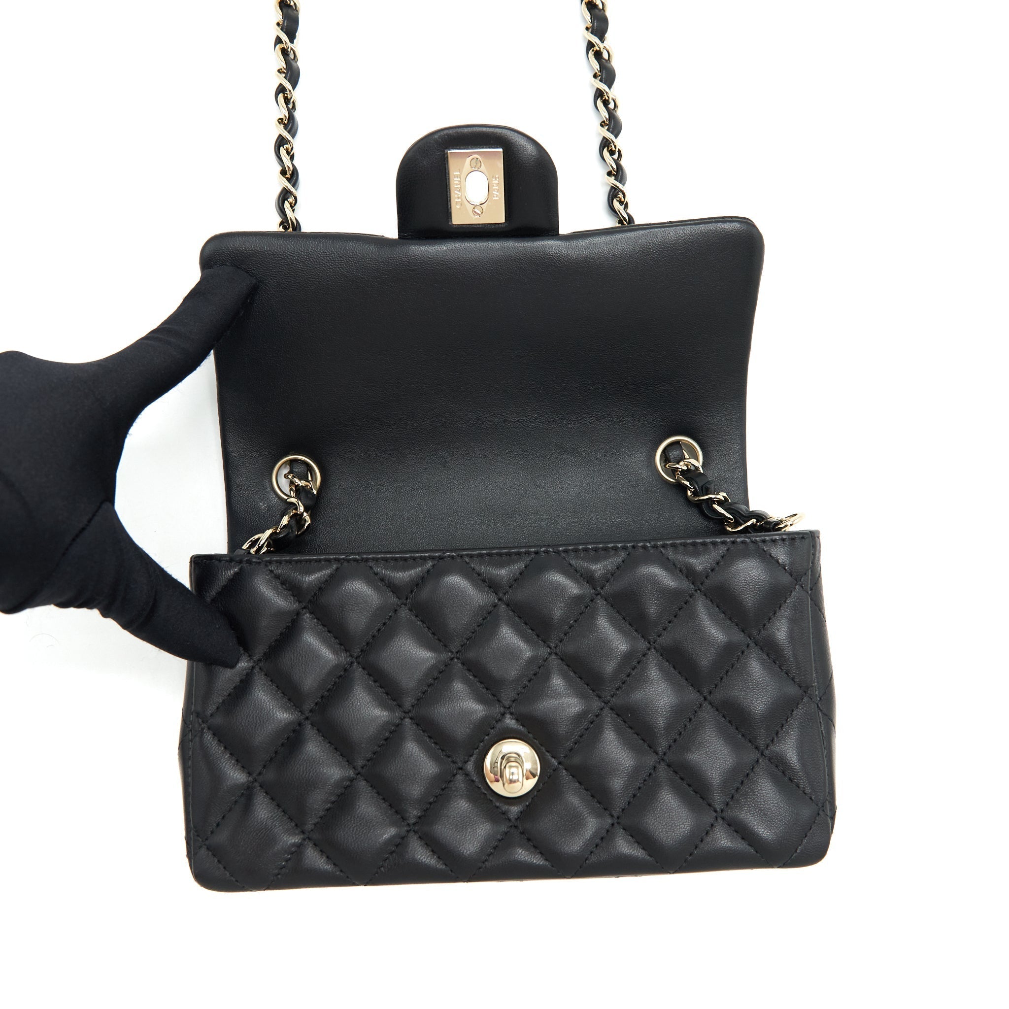 chanel-mini-rectangular-flap-bag-lambskin-black-lghw-1