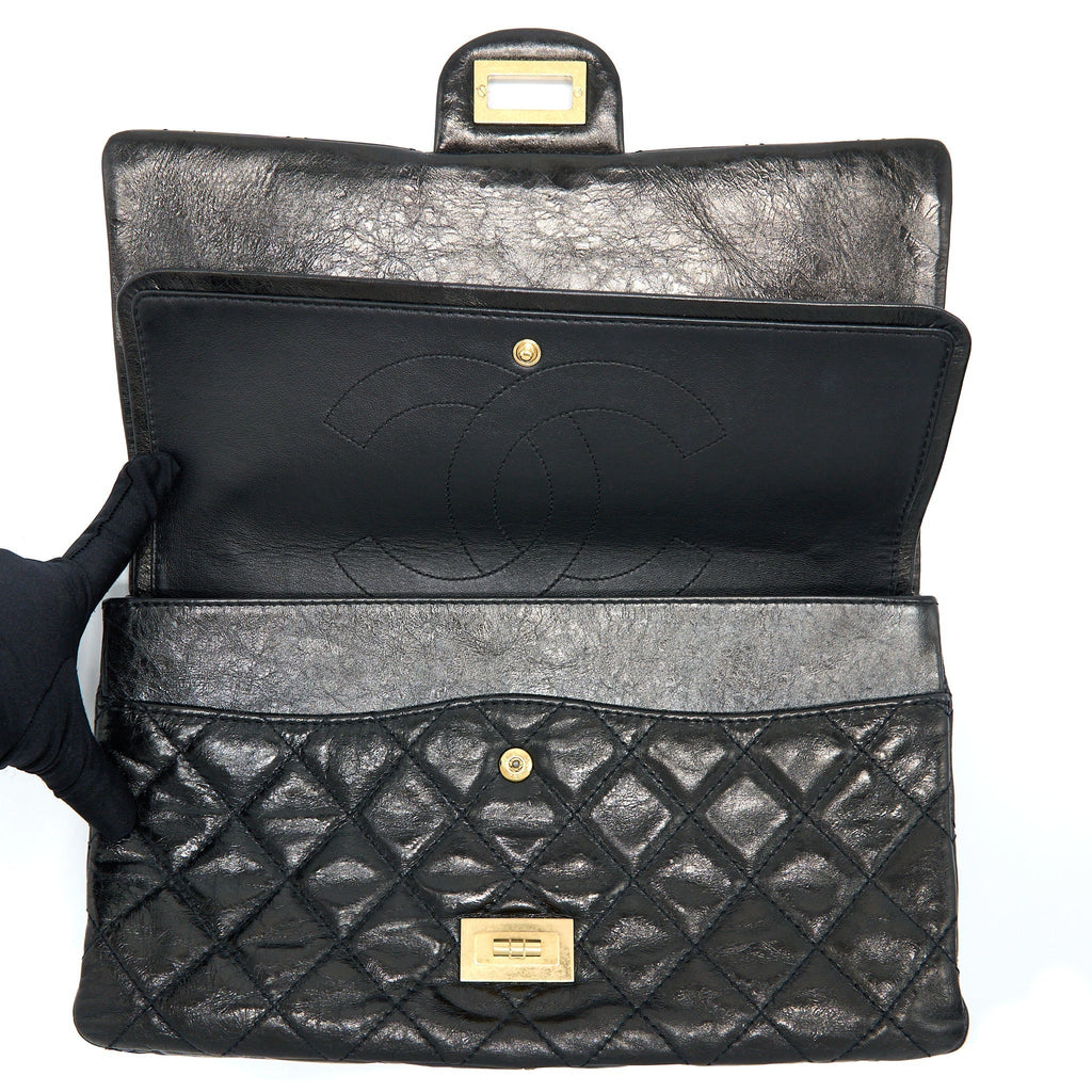 chanel-2-55-reissue-227-shiny-aged-calfskin-black-ghw