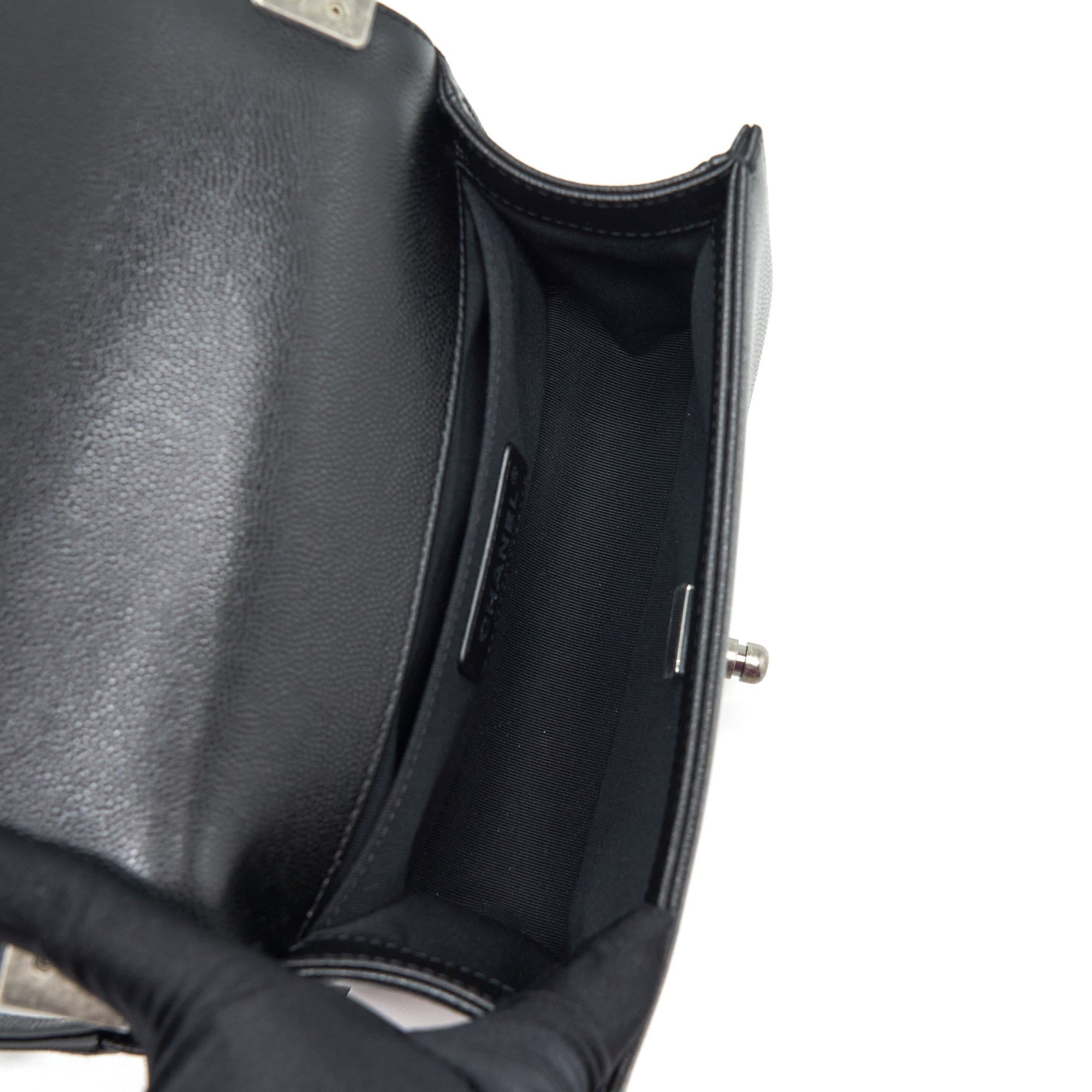 chanel-small-boy-bag-caviar-black-ruthenium-sliver-hardware-microchip