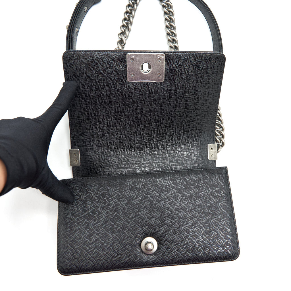 chanel-small-boy-bag-caviar-black-ruthenium-sliver-hardware-microchip