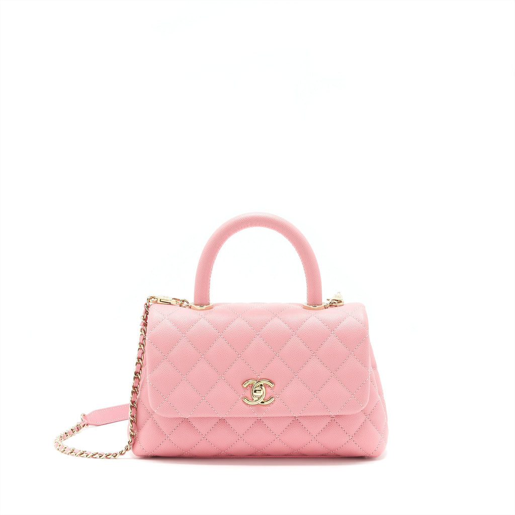 chanel-small-coco-handle-24cm-caviar-pink-lghw
