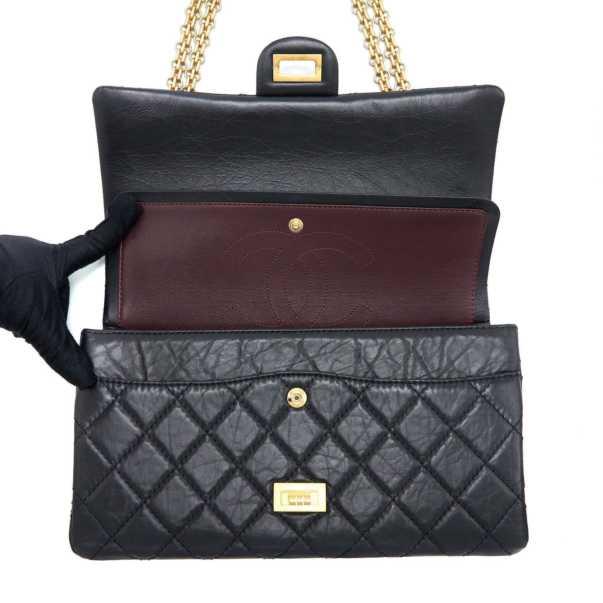 chanel-2-55-reissue-226-aged-calfskin-black-ghw-microchip