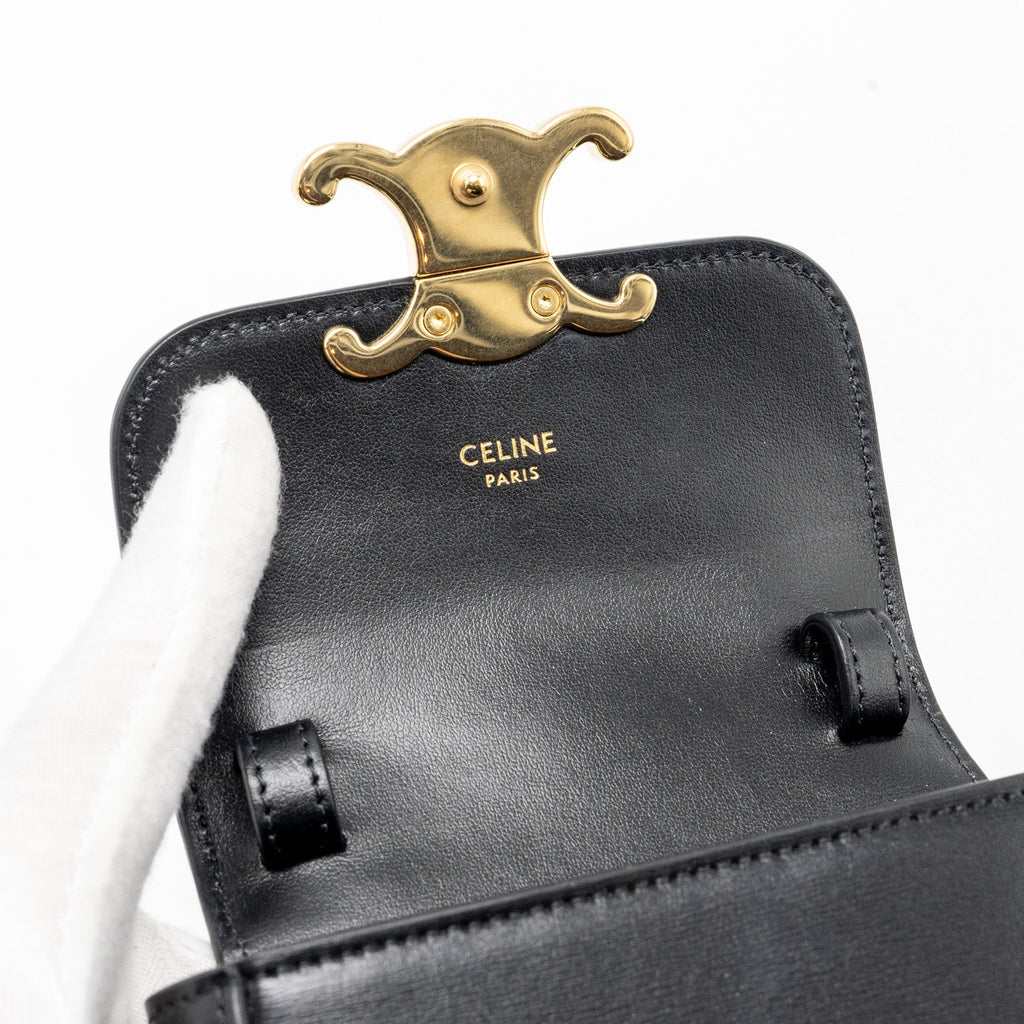 celine-mini-triomphe-shiny-calfskin-black-ghw