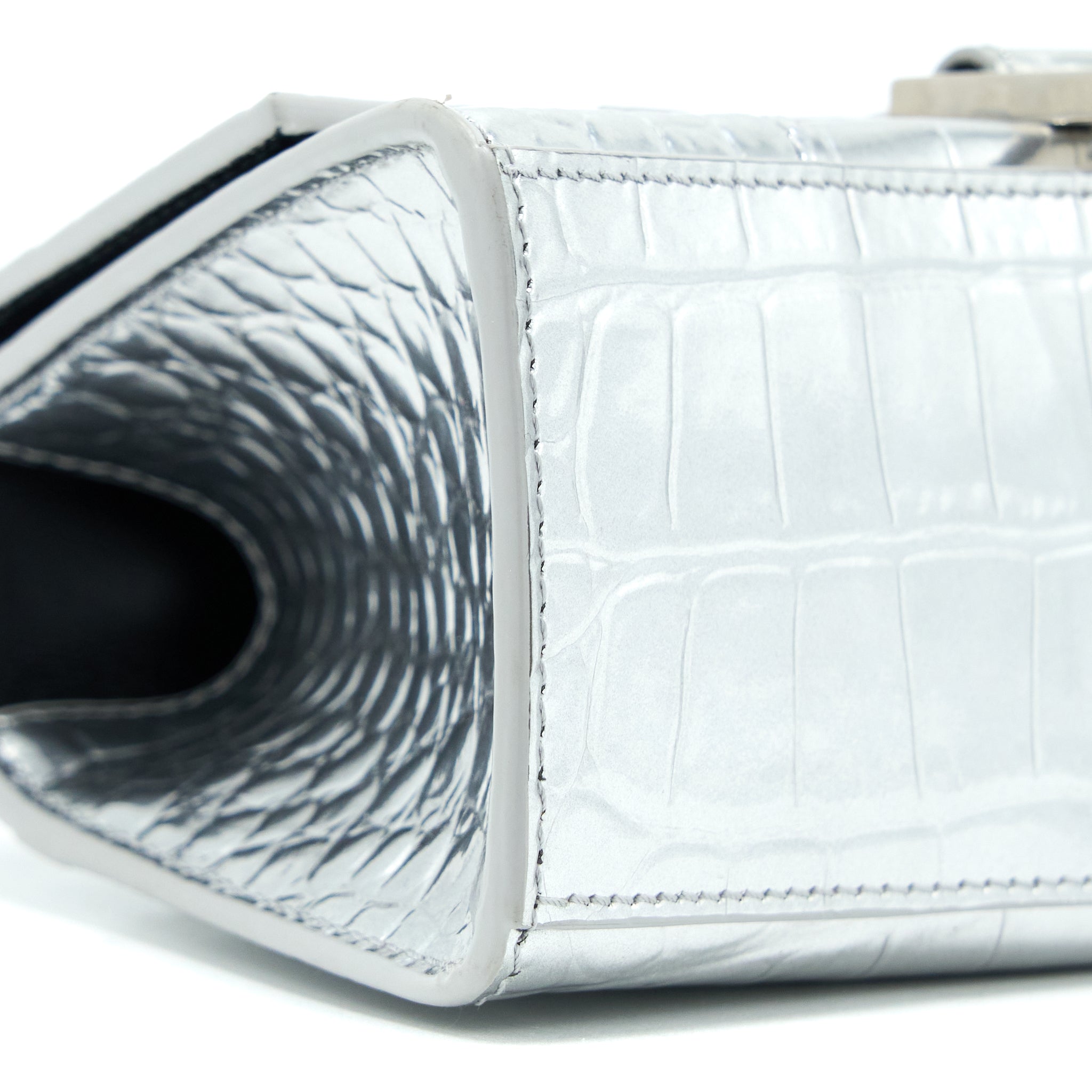 balenciaga-hourglass-xs-embossed-calfskin-silver-shw