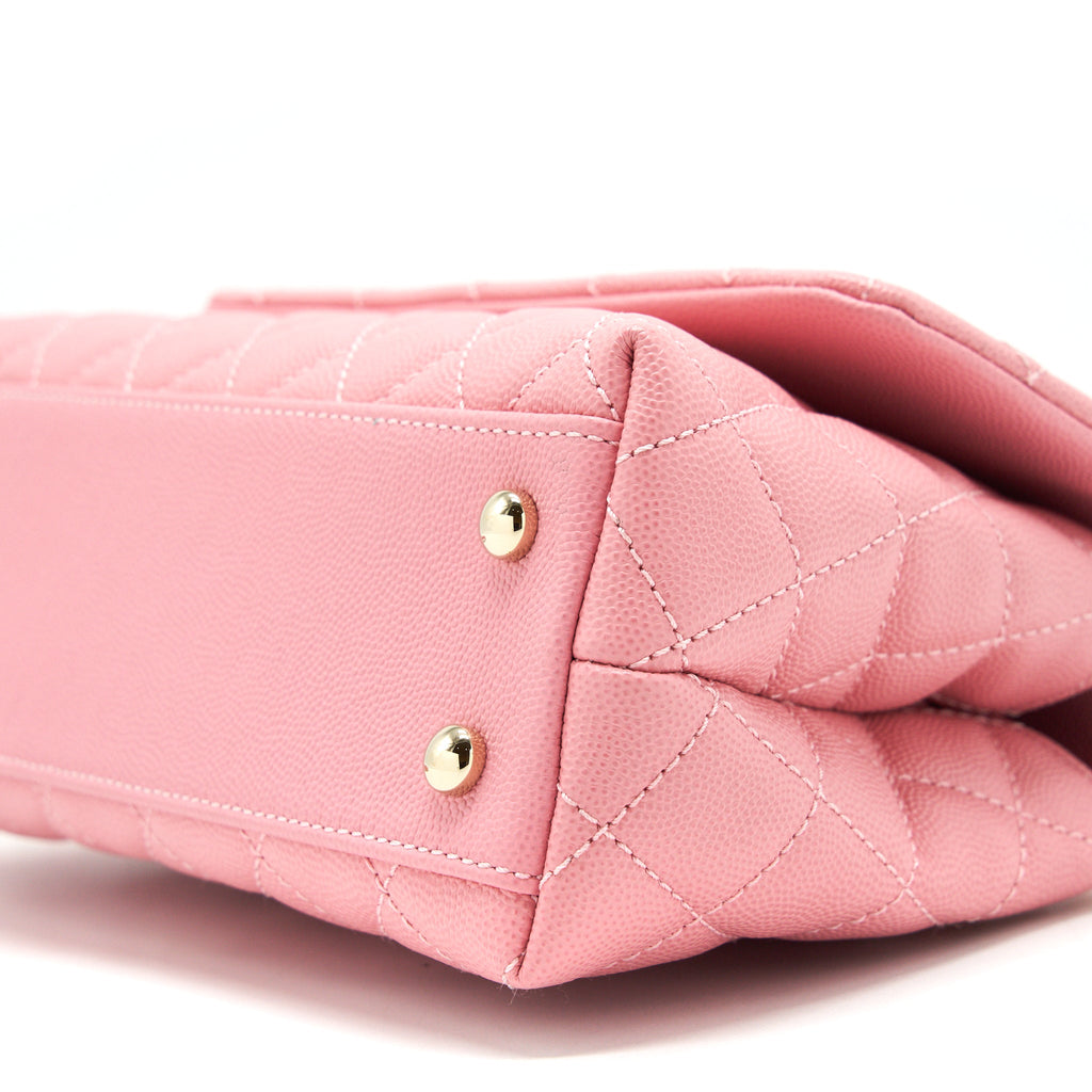 chanel-small-coco-handle-24cm-caviar-pink-lghw