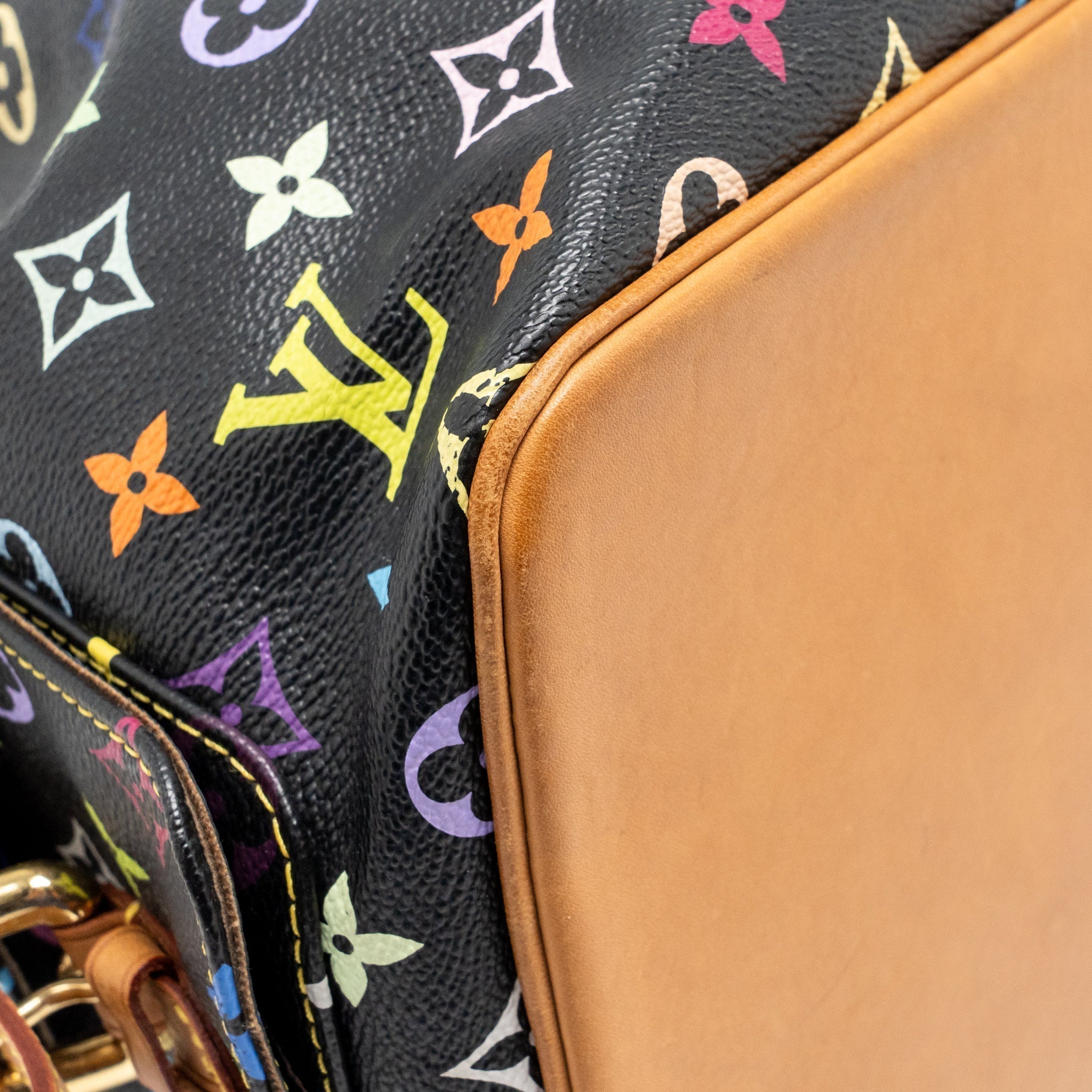 louis-vuitton-petit-noe-black-multicolour-monogram-canvas-ghw-1