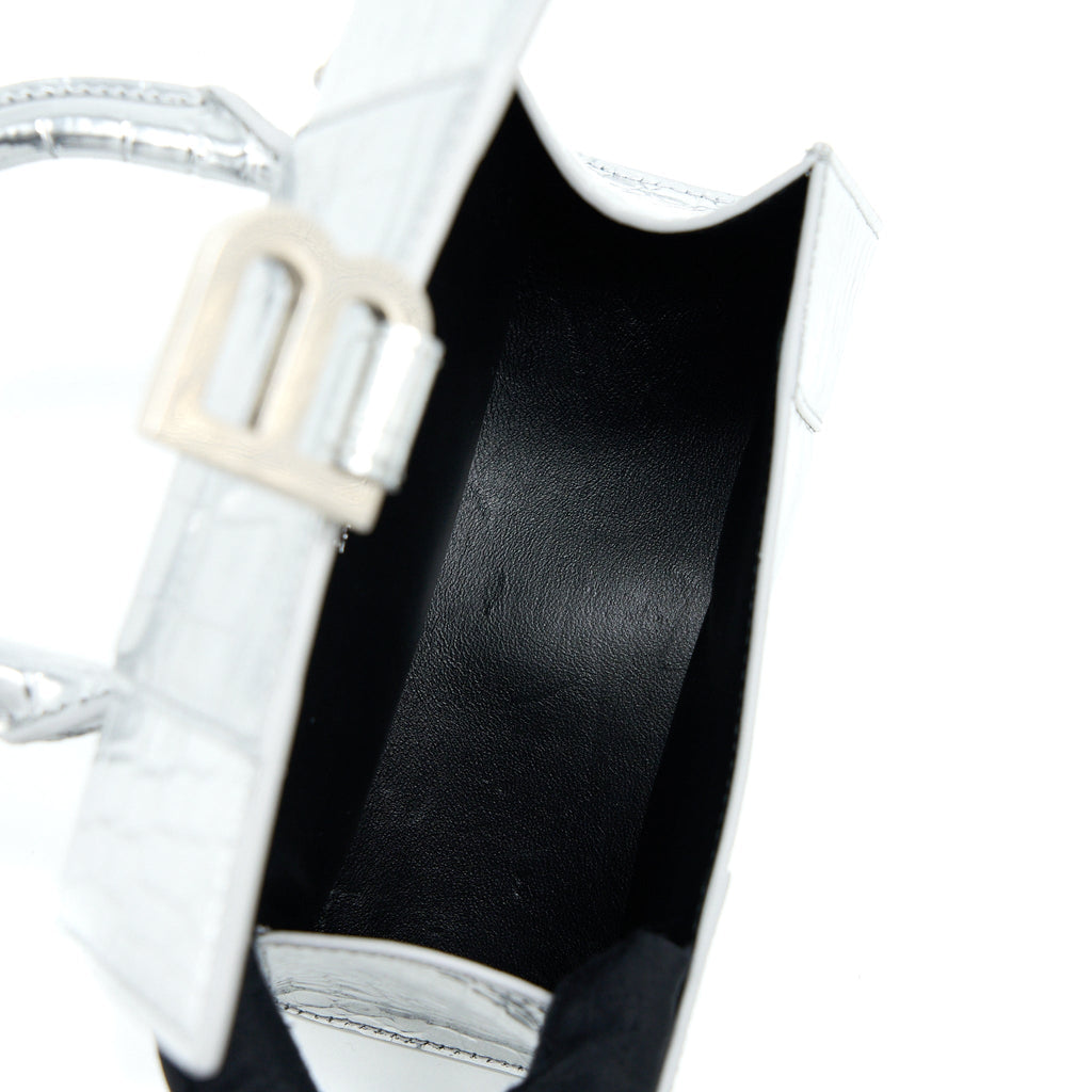 balenciaga-hourglass-xs-embossed-calfskin-silver-shw