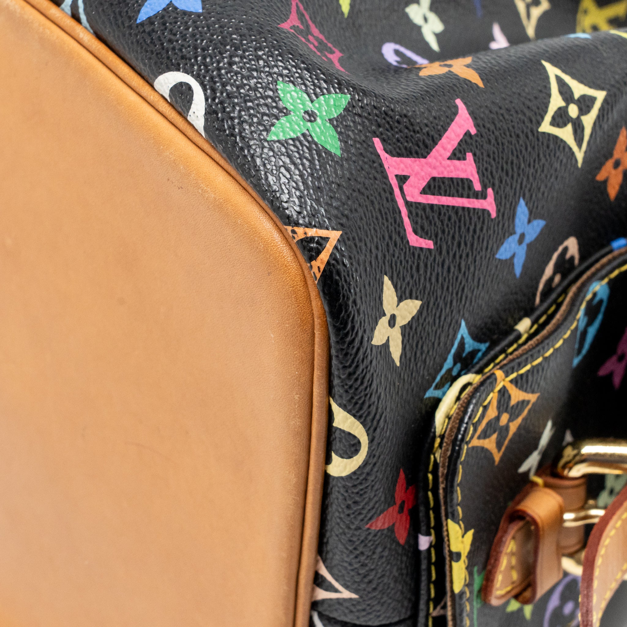 louis-vuitton-petit-noe-black-multicolour-monogram-canvas-ghw-1