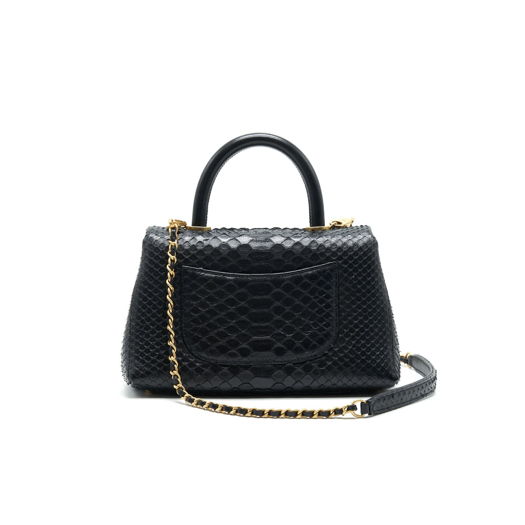chanel-coco-handle-mini-python-leather-black-ghw