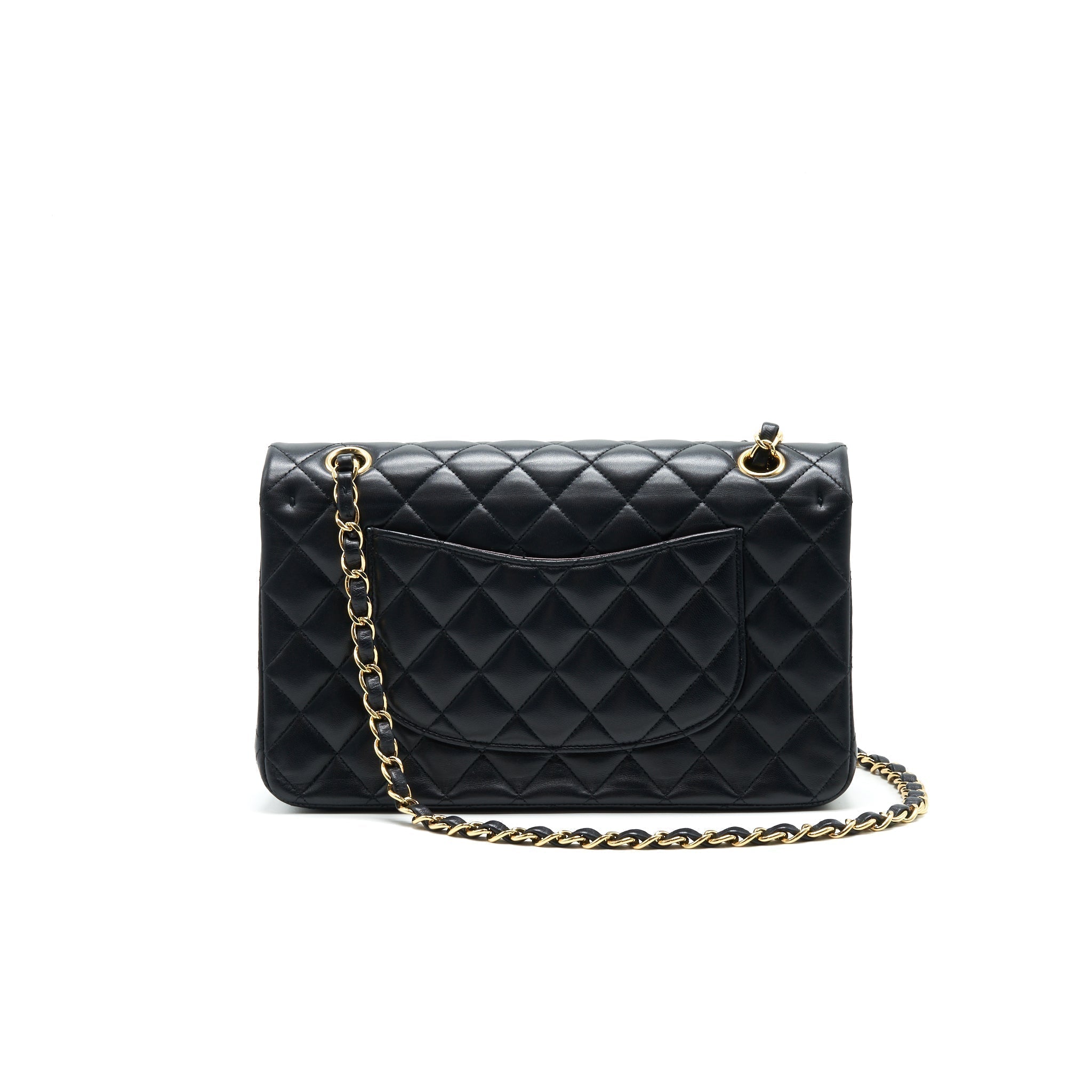 chanel-medium-classic-double-flap-lambskin-black-ghw