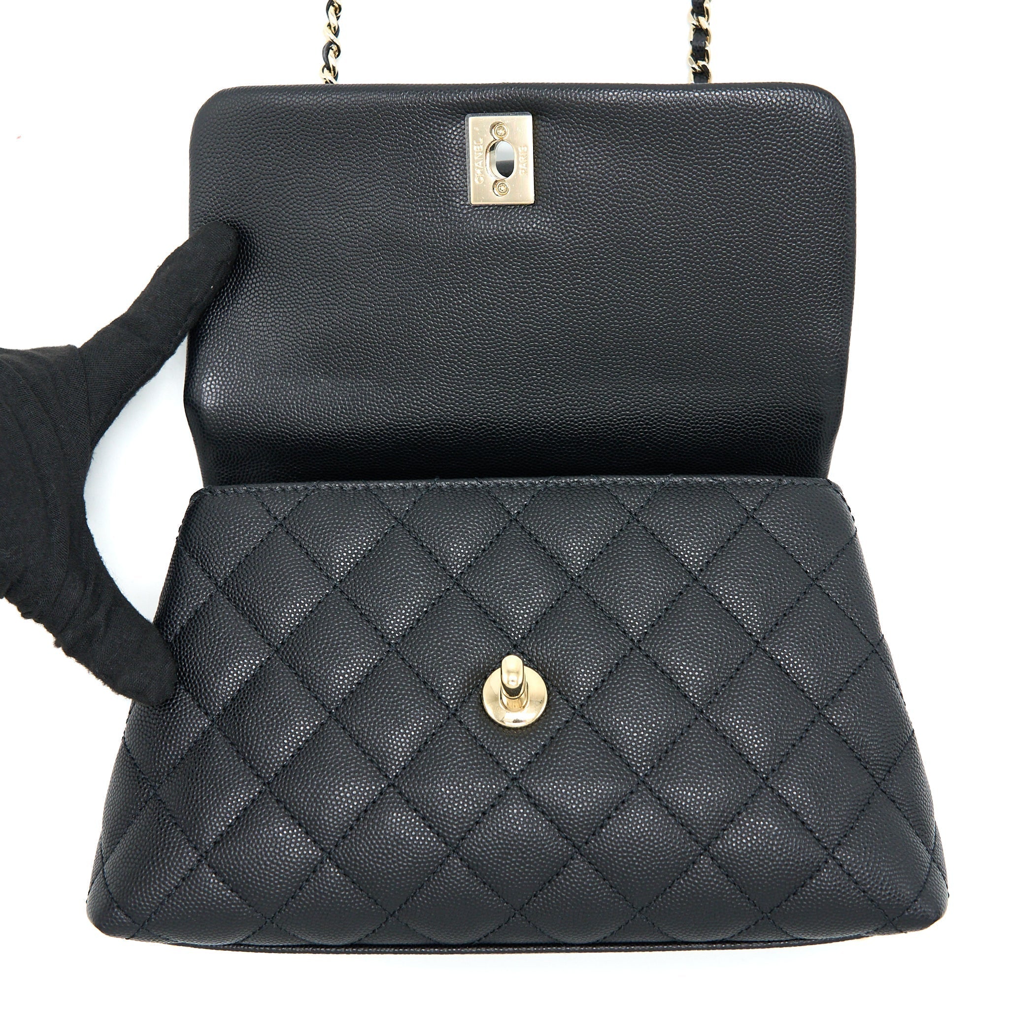 chanel-small-coco-handle-caviar-black-lghw