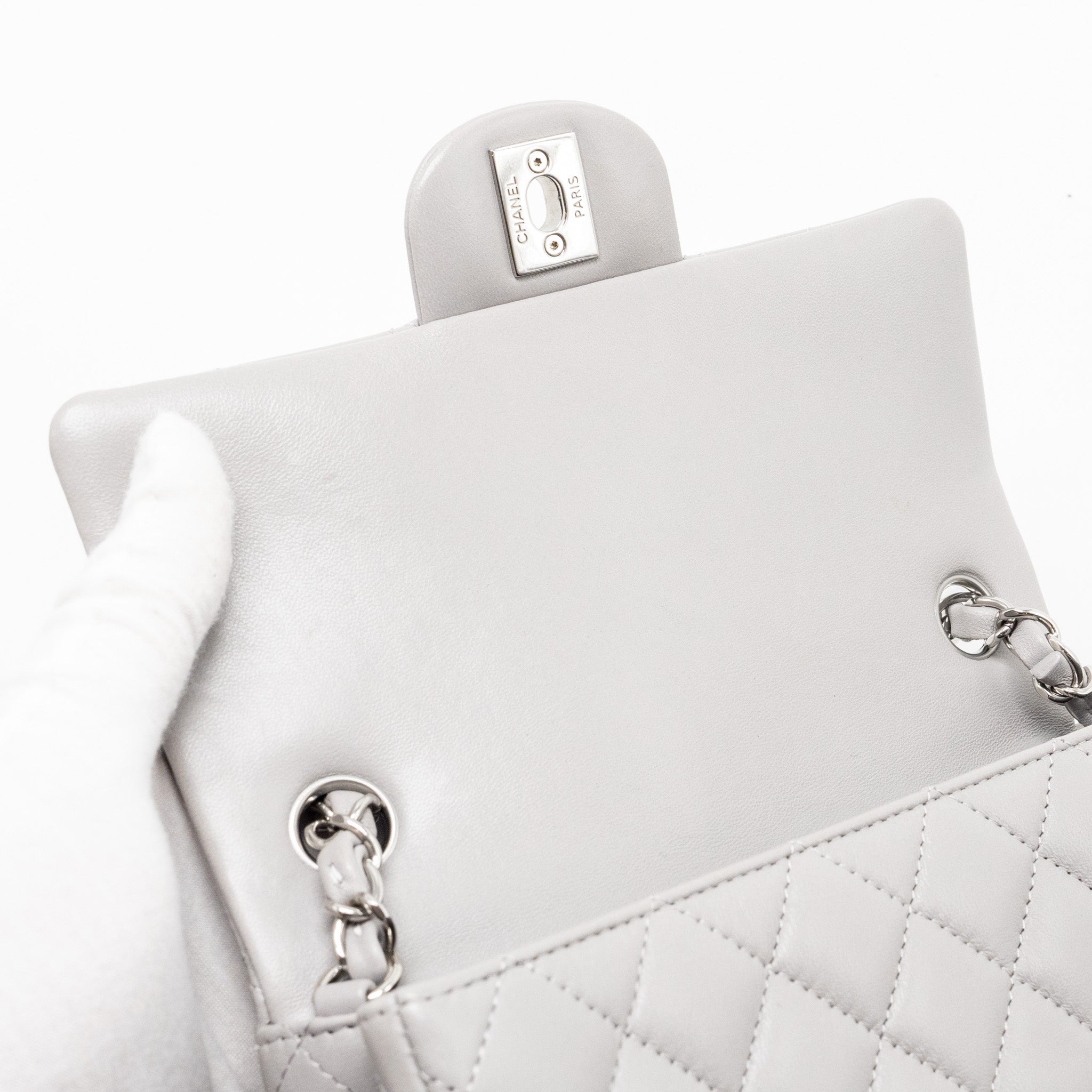 chanel-mini-rectangular-flap-bag-lambskin-light-grey-shwmicrochip