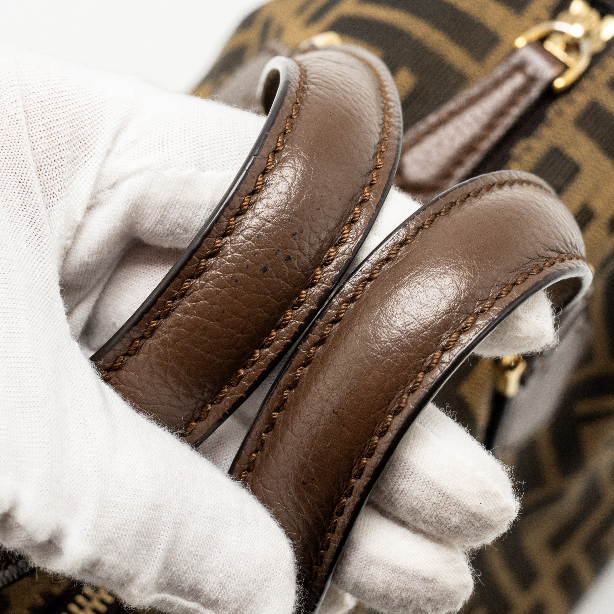 fendi-boston-bag-ff-jacquard-canvas-brown-ghw