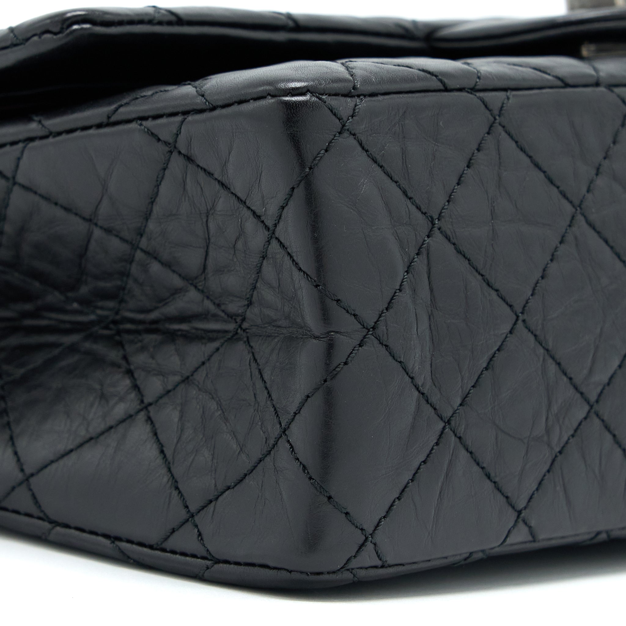 chanel-small-2-55-255-double-flap-bag-calfskin-black-ruthenium-shw
