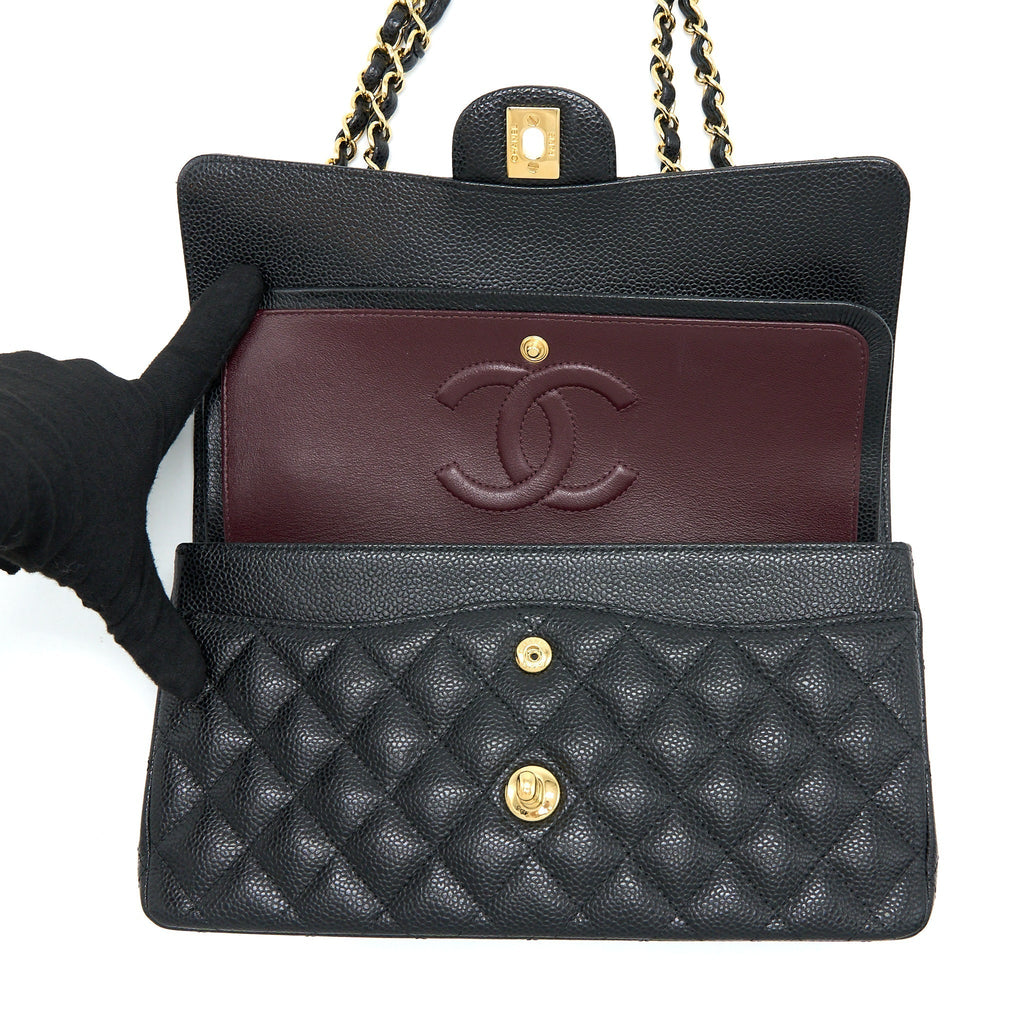 chanel-medium-classic-double-flap-bag-caviar-black-ghw-7