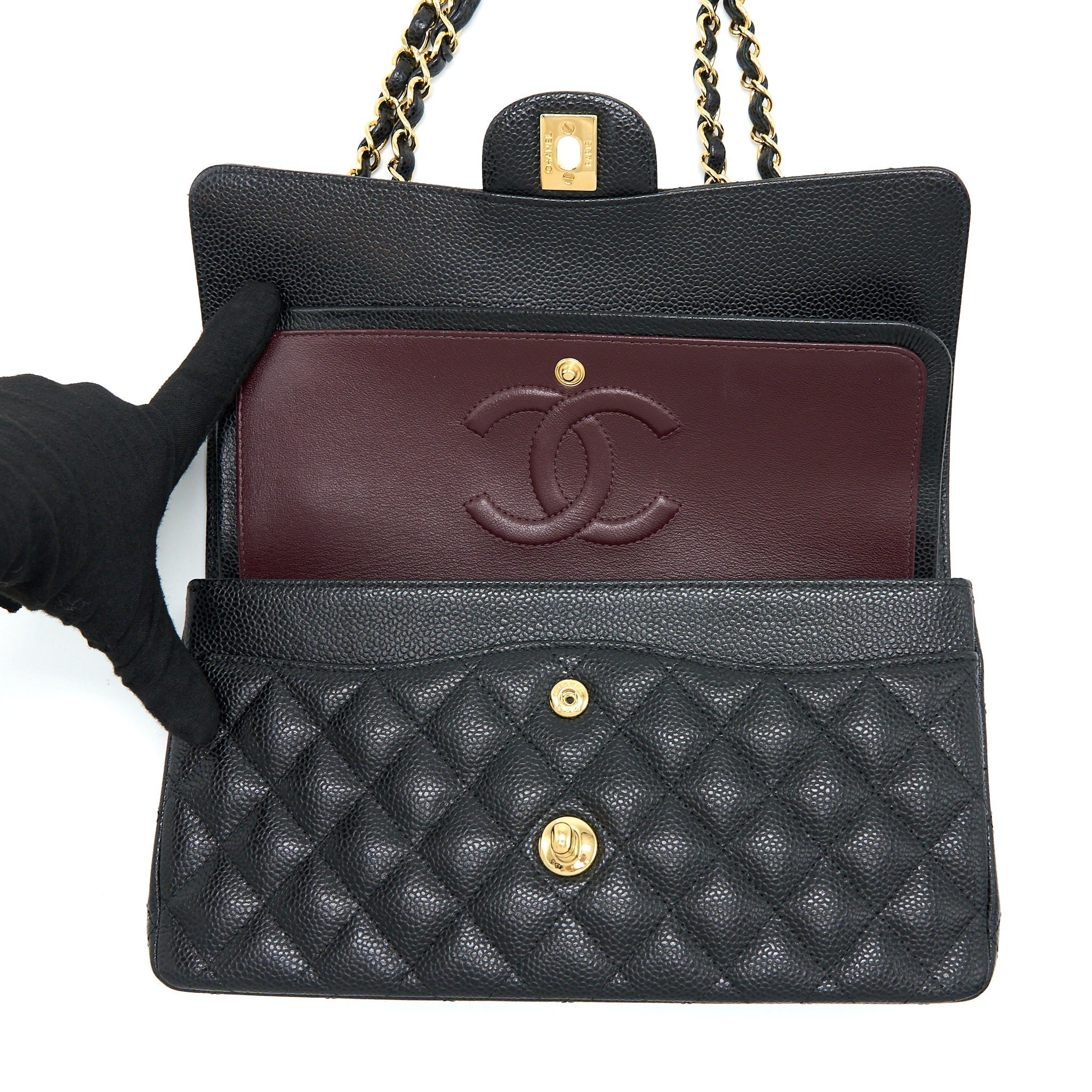 chanel-medium-classic-double-flap-bag-caviar-black-ghw-7