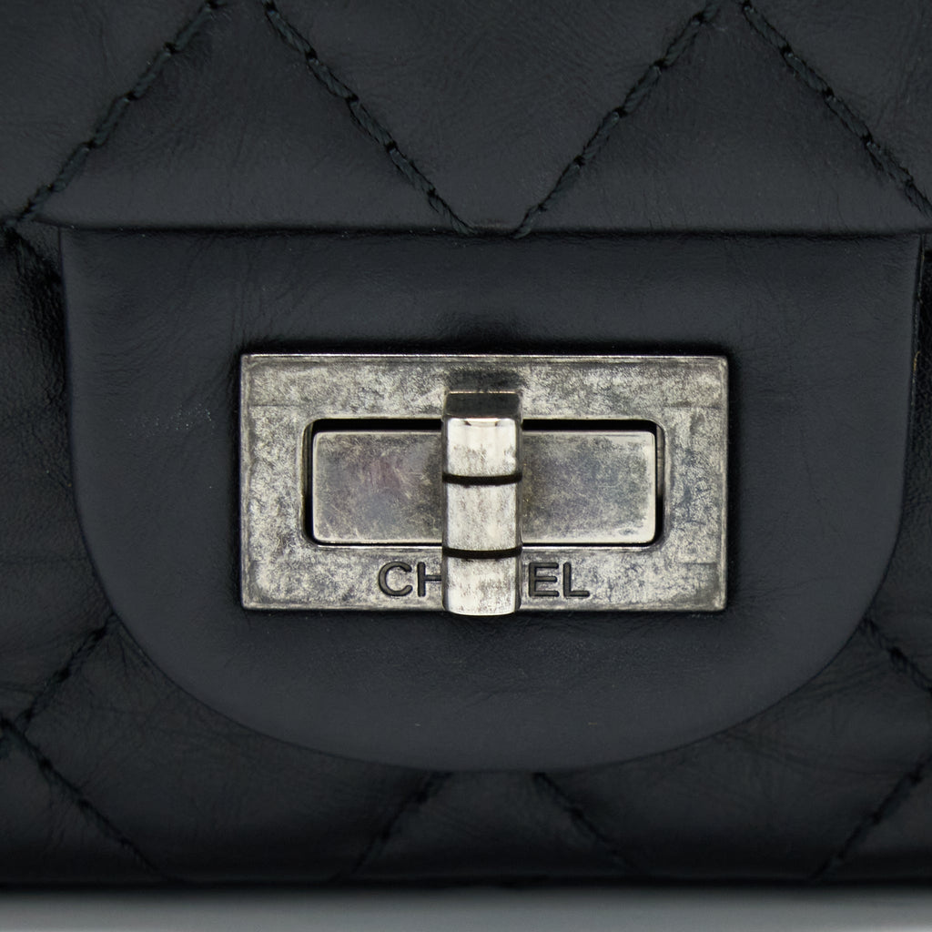 chanel-small-2-55-255-double-flap-bag-calfskin-black-ruthenium-shw