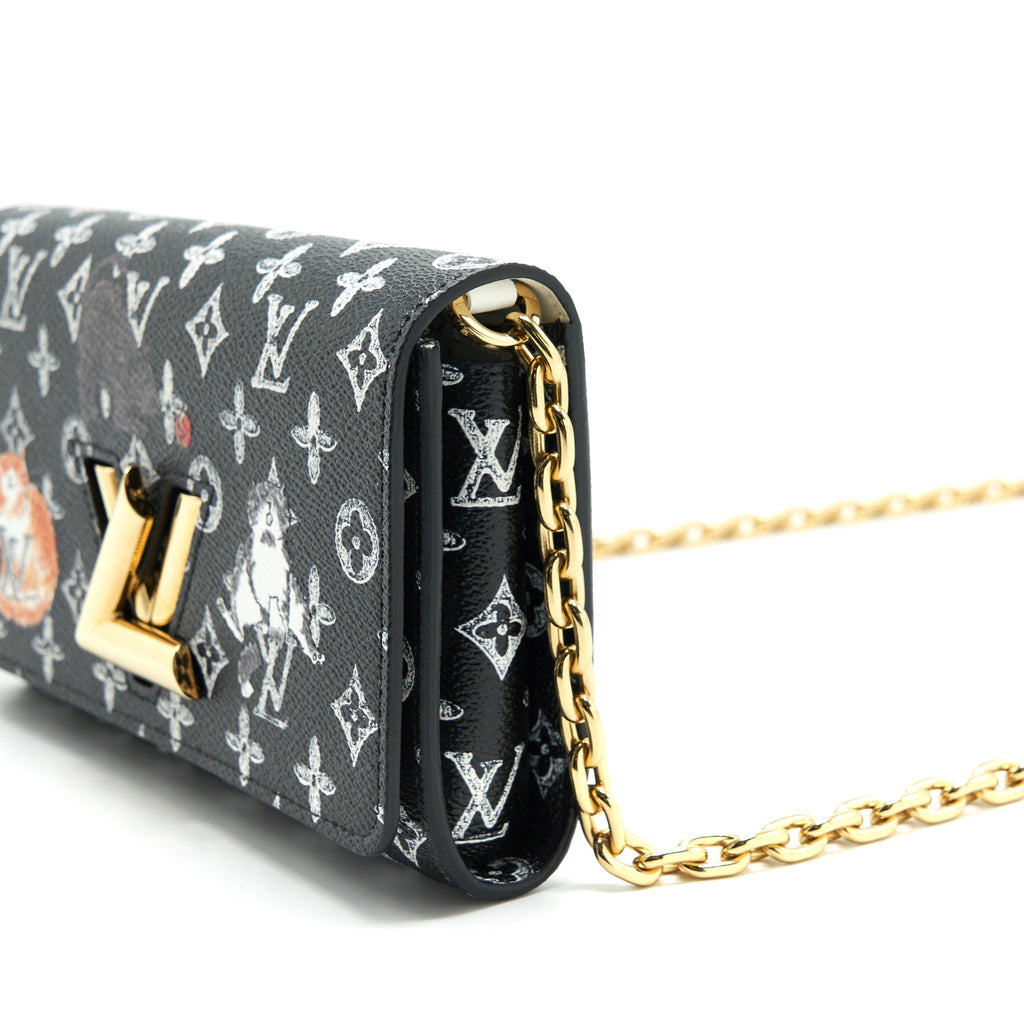 louis-vuitton-twist-chain-wallet-monogram-catogram-cat-black