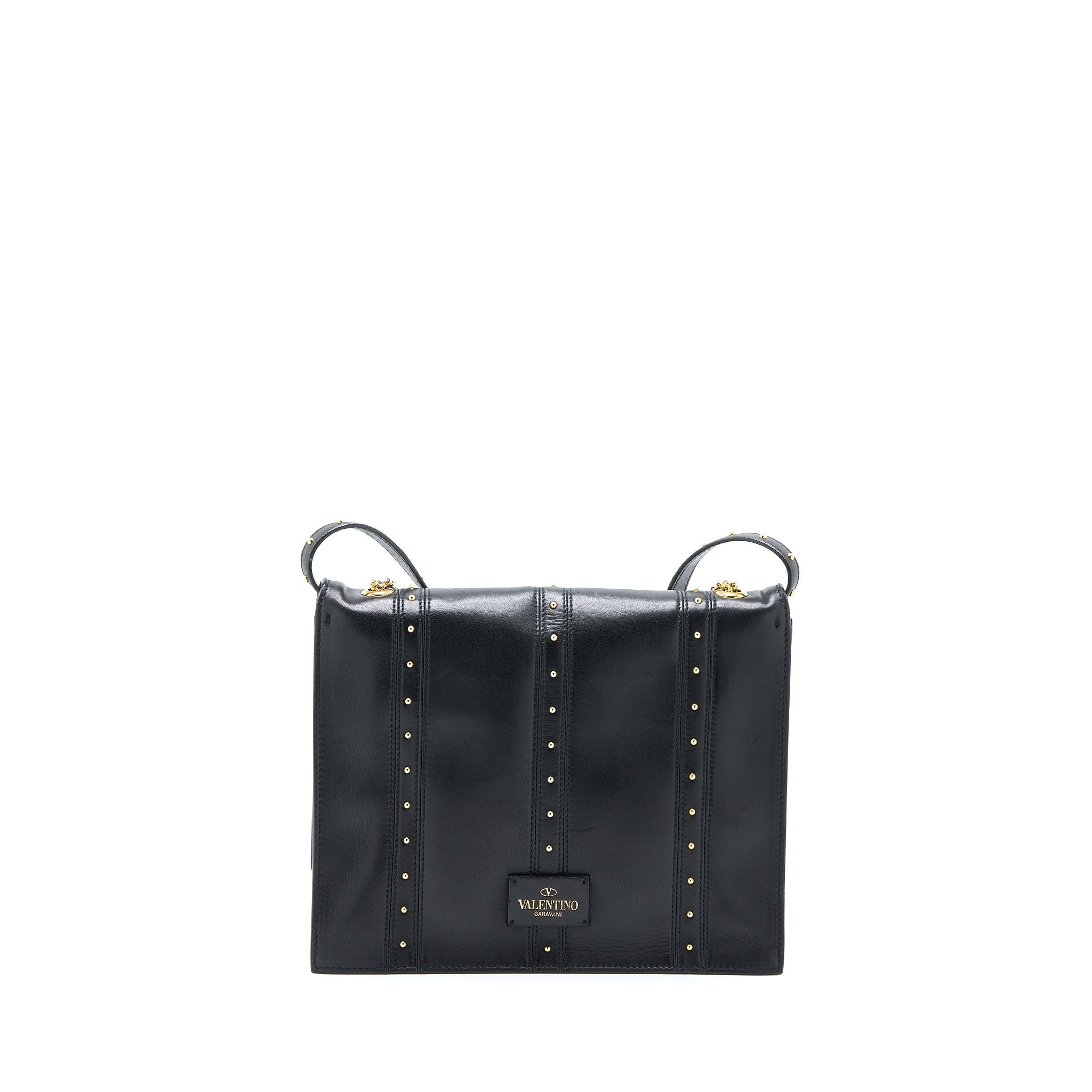 valentino-rockstud-flap-bag-lambskin-black-ghw