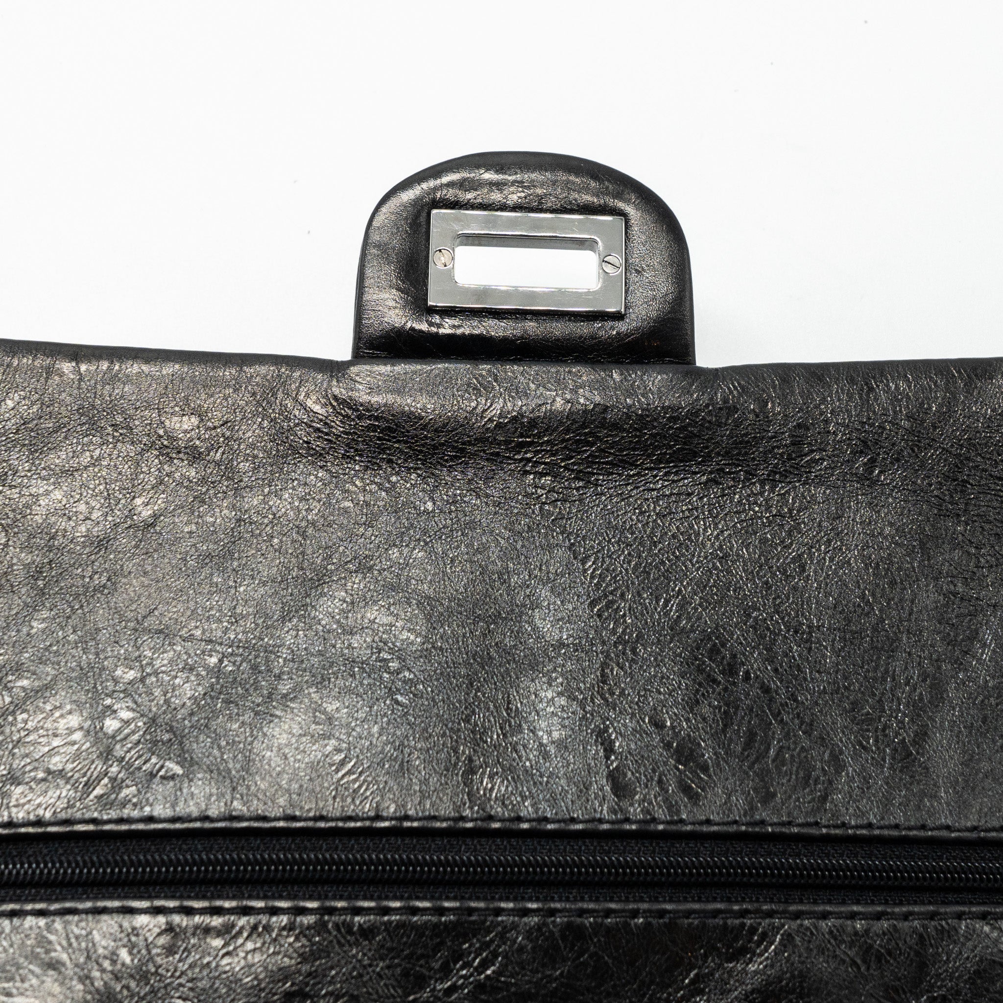 chanel-2-55-226-reissue-double-flap-bag-grained-calfskin-black-shw