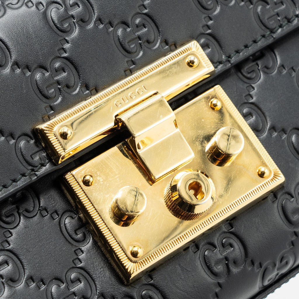 gucci-small-padlock-chain-bag-calfskin-black-ghw