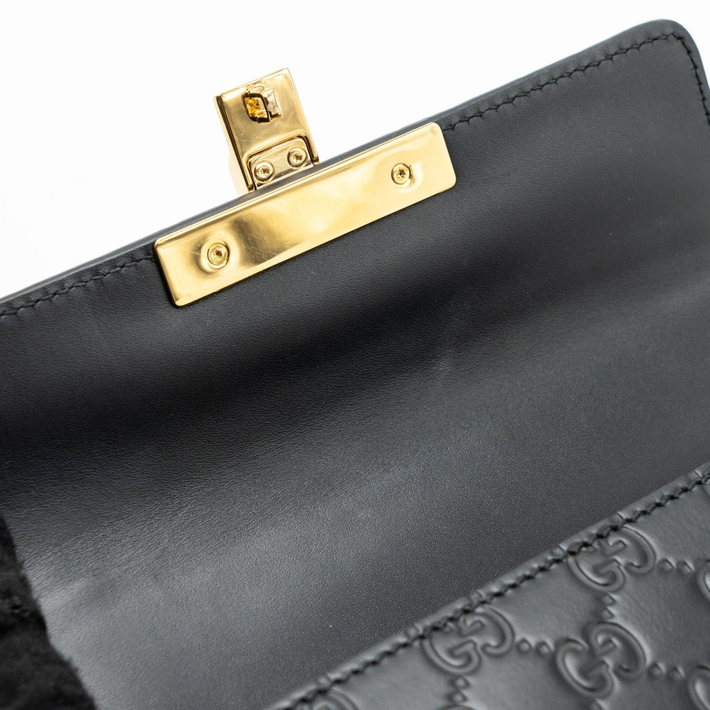 gucci-small-padlock-chain-bag-calfskin-black-ghw