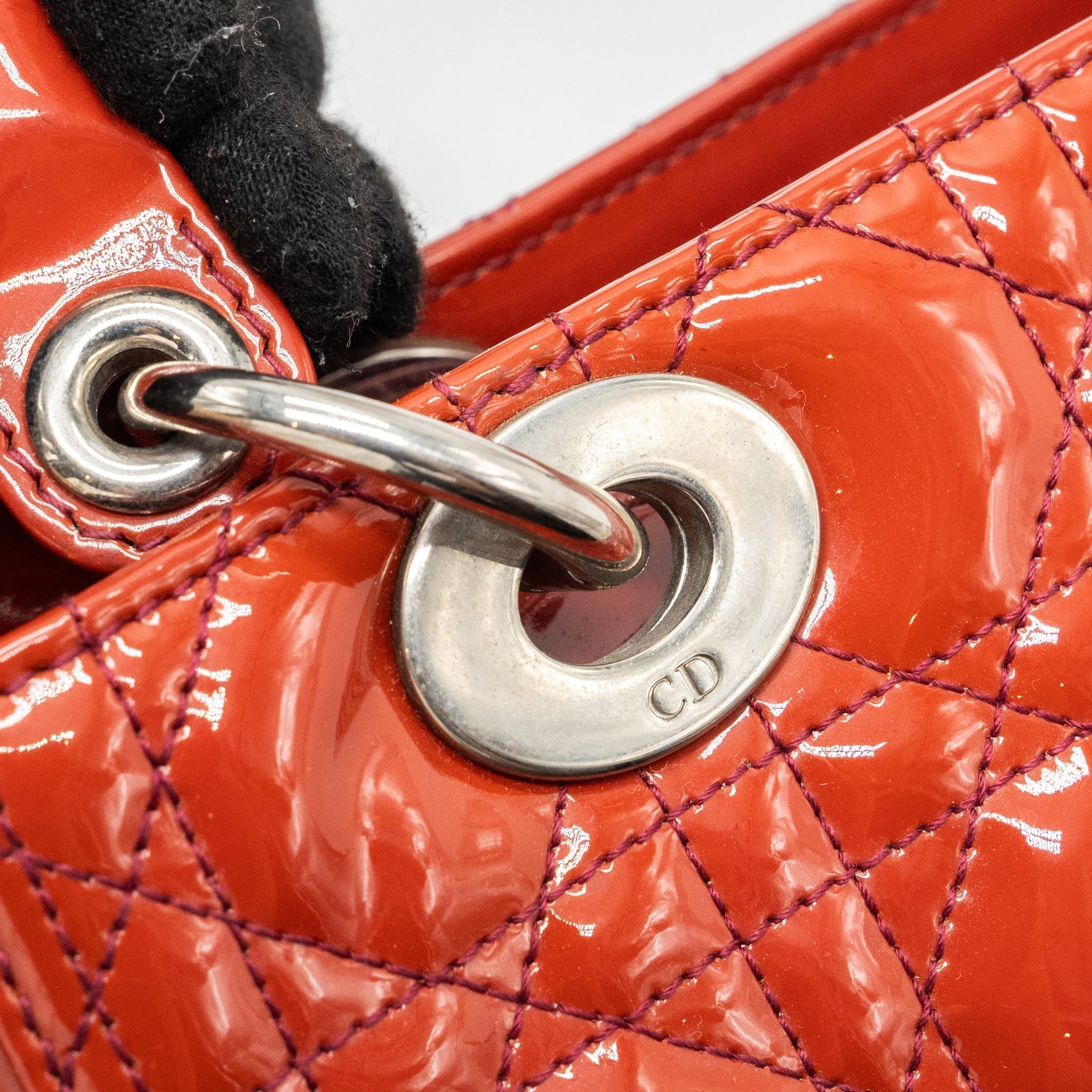 dior-medium-lady-dior-patent-leather-dark-pink-shw
