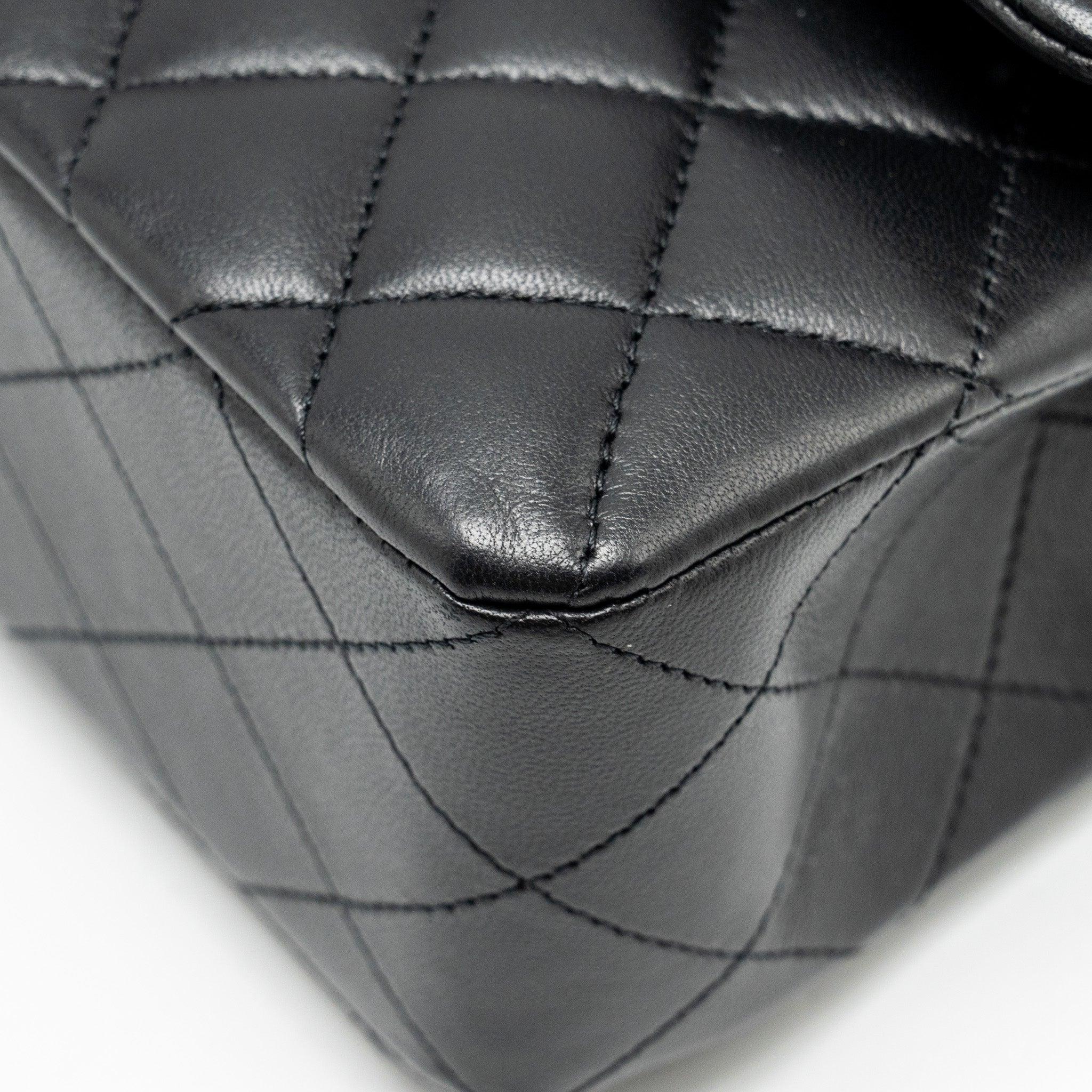 chanel-small-classic-double-flap-bag-lambskin-black-shw-microchip-1