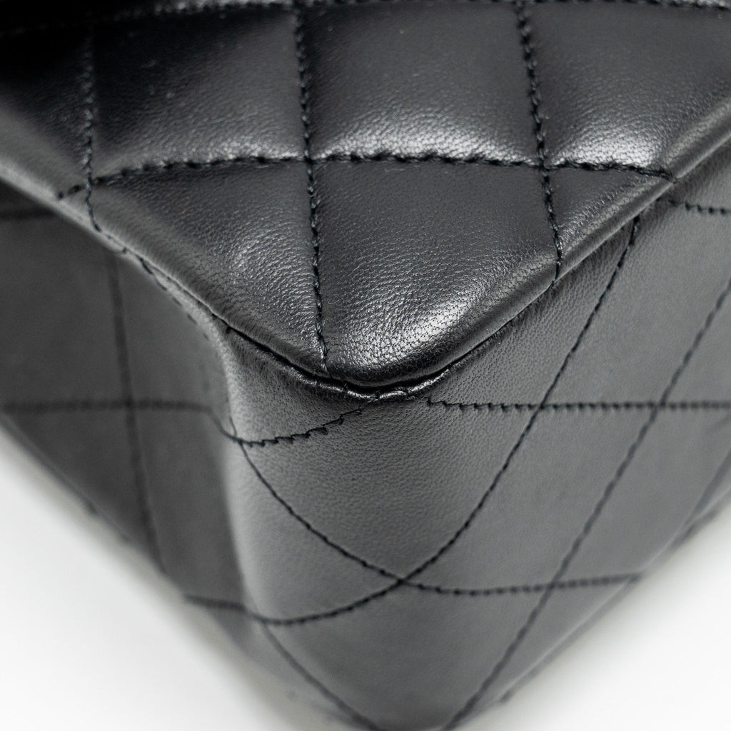 chanel-small-classic-double-flap-bag-lambskin-black-shw-microchip-1