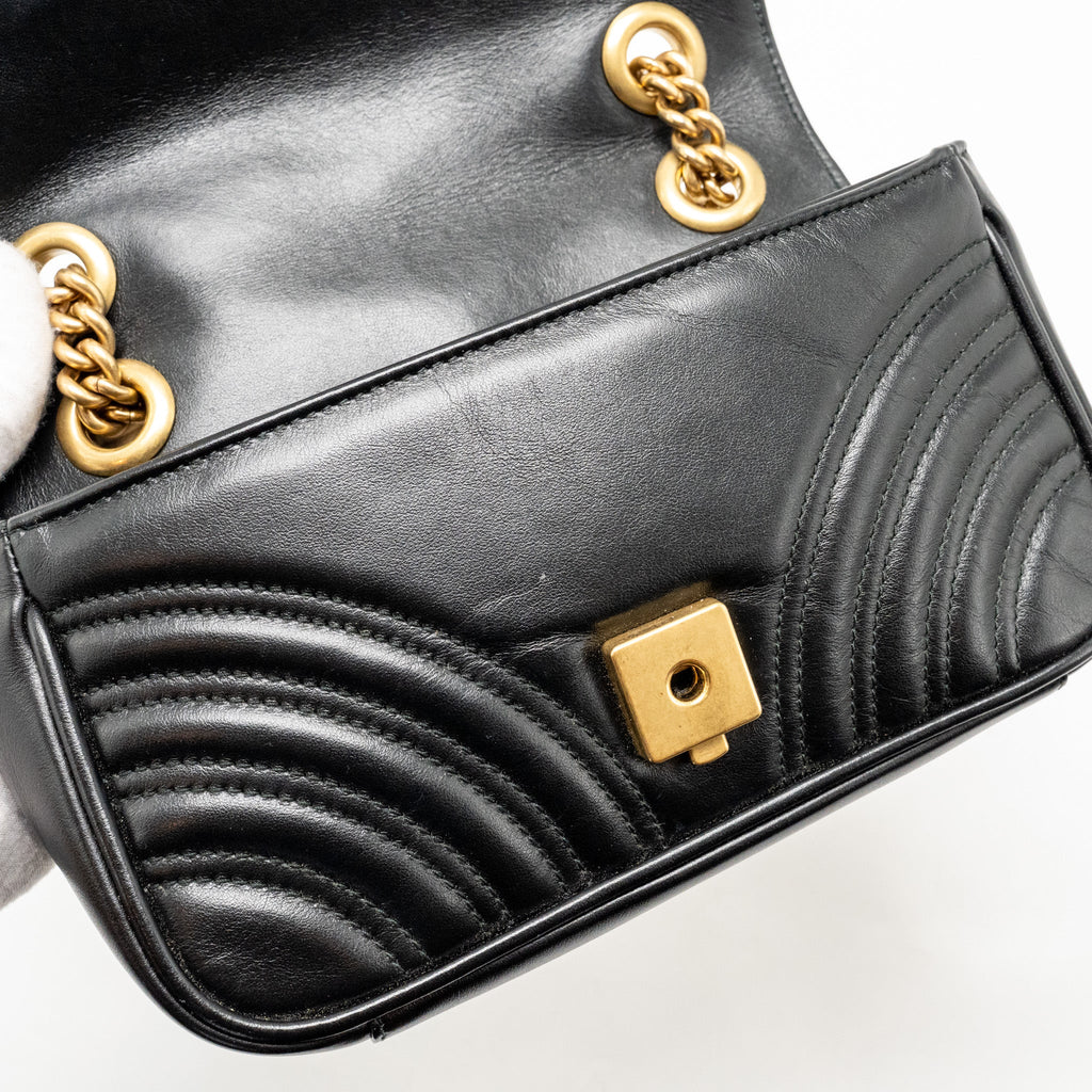 gucci-mini-gg-marmont-shoulder-bag-calfskin-black-ghw-3