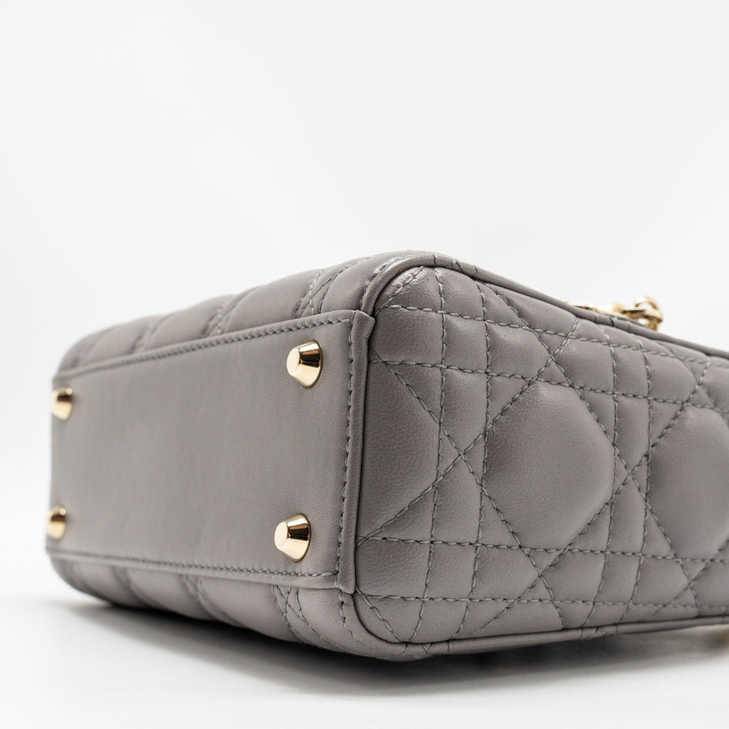 dior-mini-lady-dior-lambskin-grey-lghw-copy