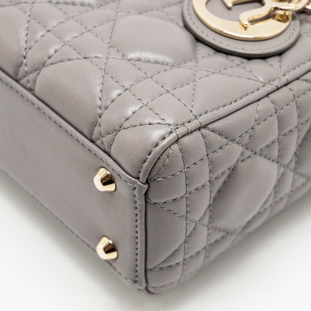 dior-mini-lady-dior-lambskin-grey-lghw-copy