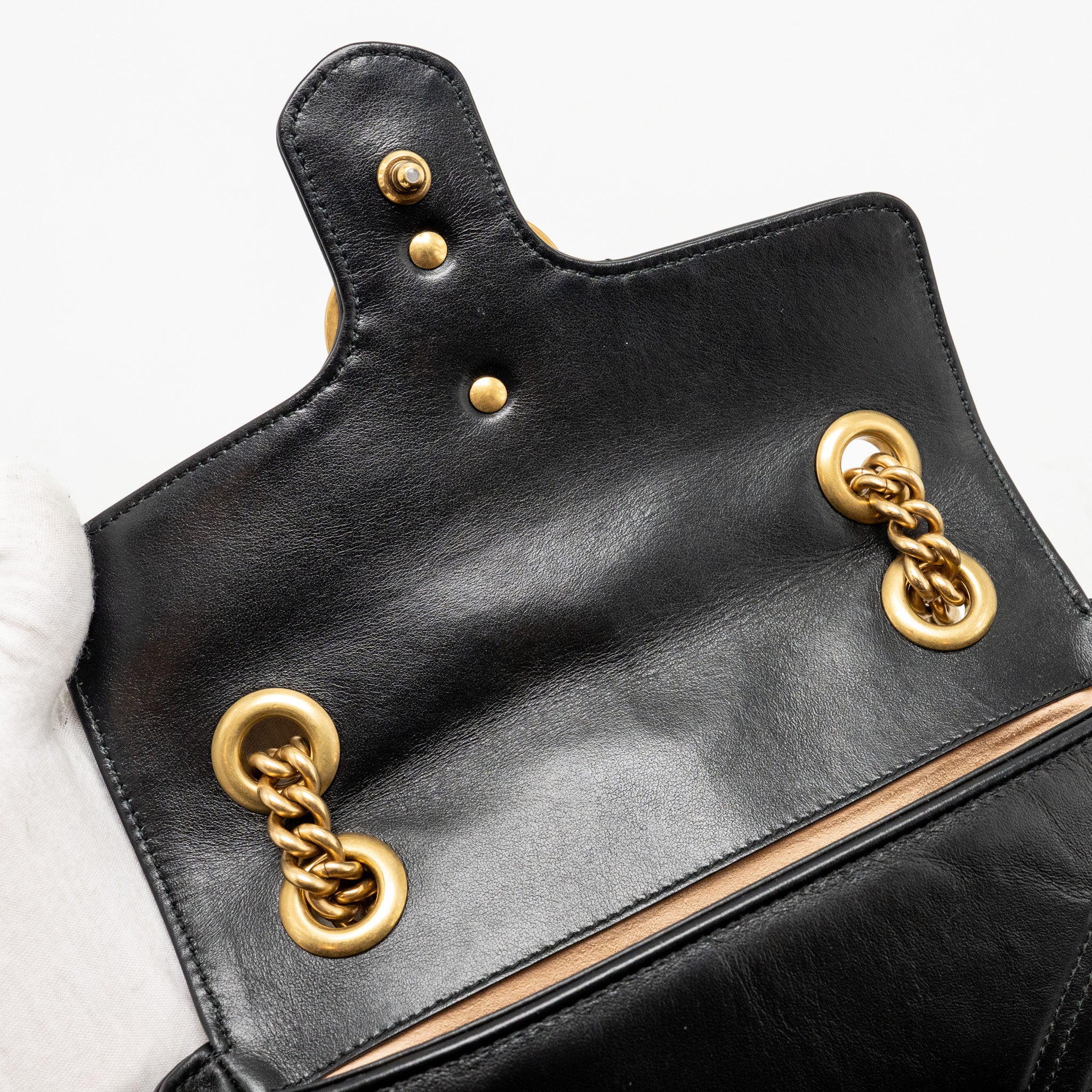 gucci-mini-gg-marmont-shoulder-bag-calfskin-black-ghw-3