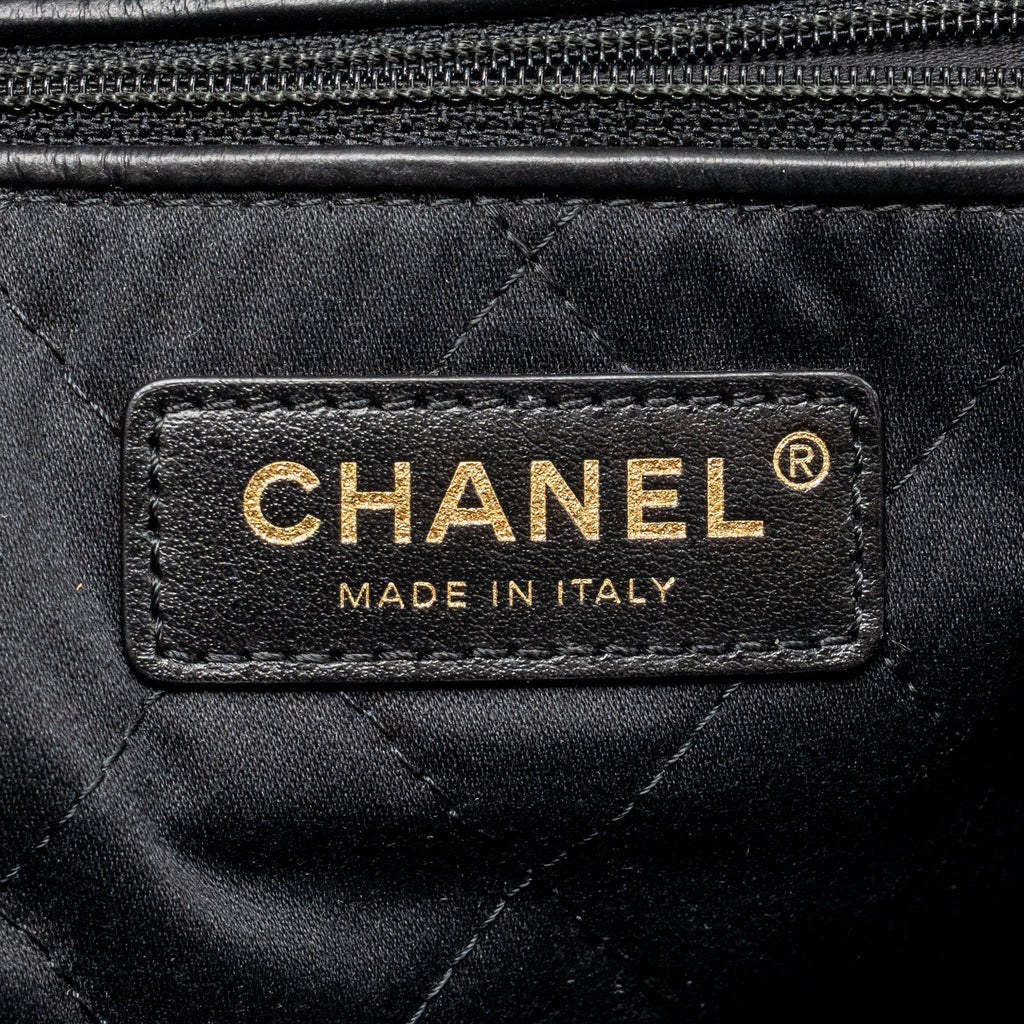 chanel-small-22-bag-with-white-letter-logo-calfskin-black-ghw-microchip