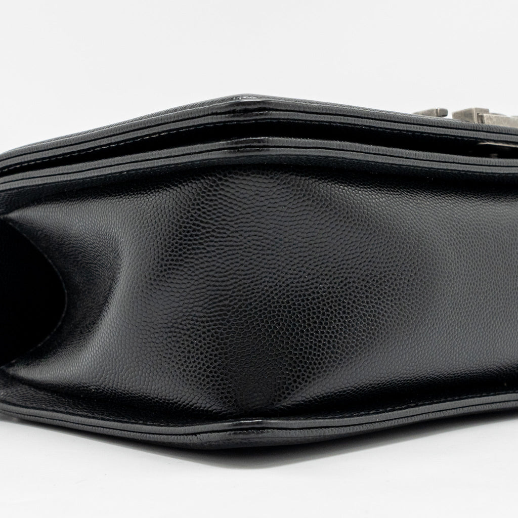 chanel-medium-boy-bag-caviar-black-shw-microchip-copy