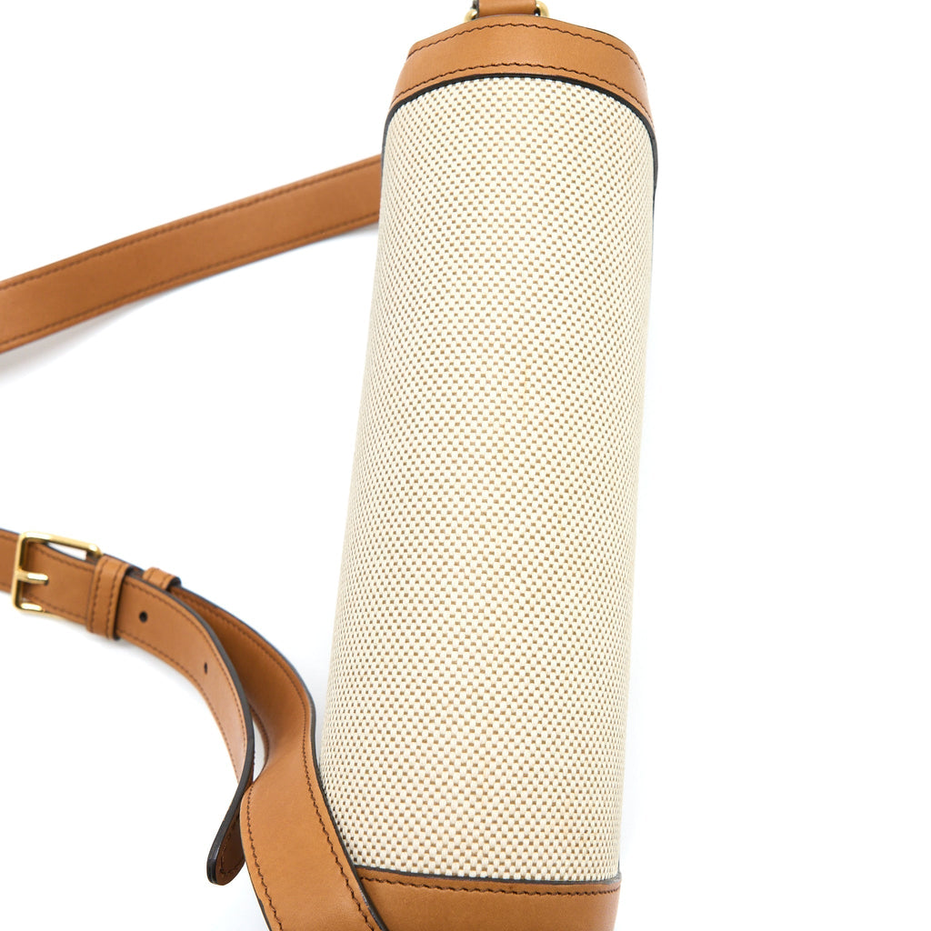 celine-triomphe-bag-textile-calfskin-white-tan-ghw