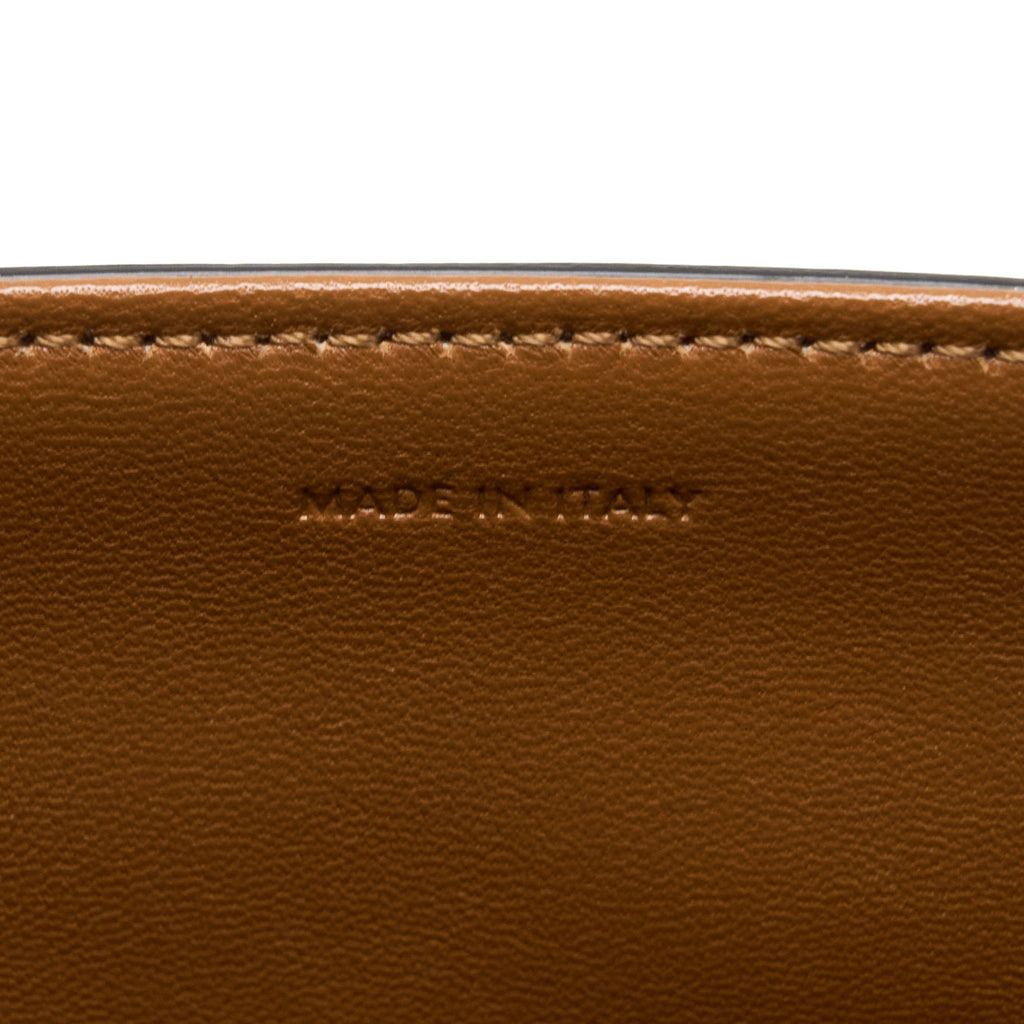 celine-triomphe-bag-textile-calfskin-white-tan-ghw