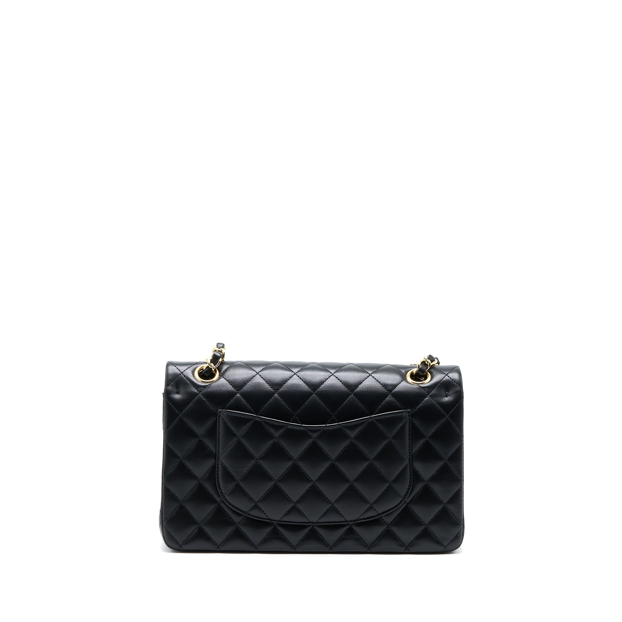 chanel-medium-classic-double-flap-bag-lambskin-black-lghw-microchip
