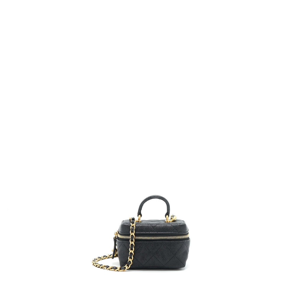 chanel-top-handle-mini-zipper-soft-vanity-with-chain-black-ghw