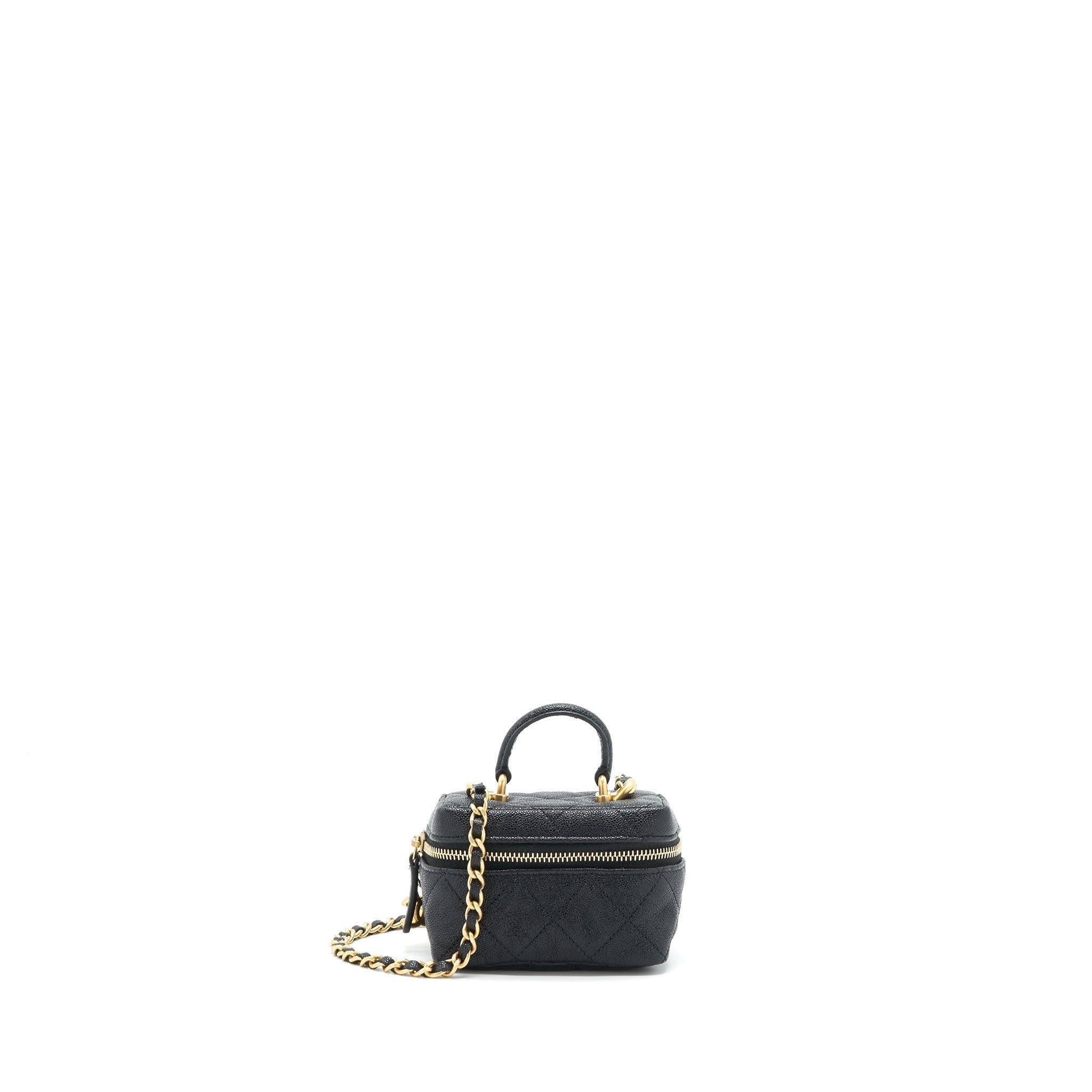 chanel-top-handle-mini-zipper-soft-vanity-with-chain-black-ghw
