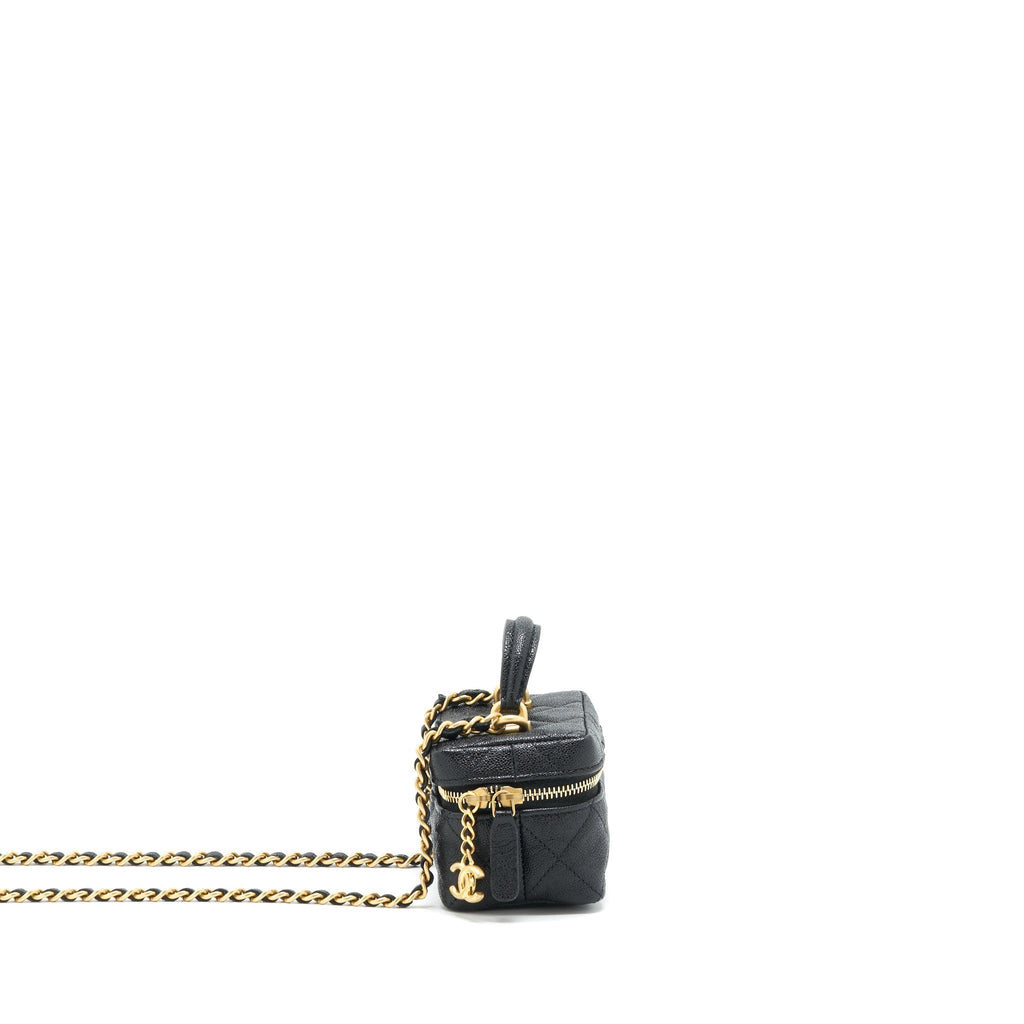 chanel-top-handle-mini-zipper-soft-vanity-with-chain-black-ghw
