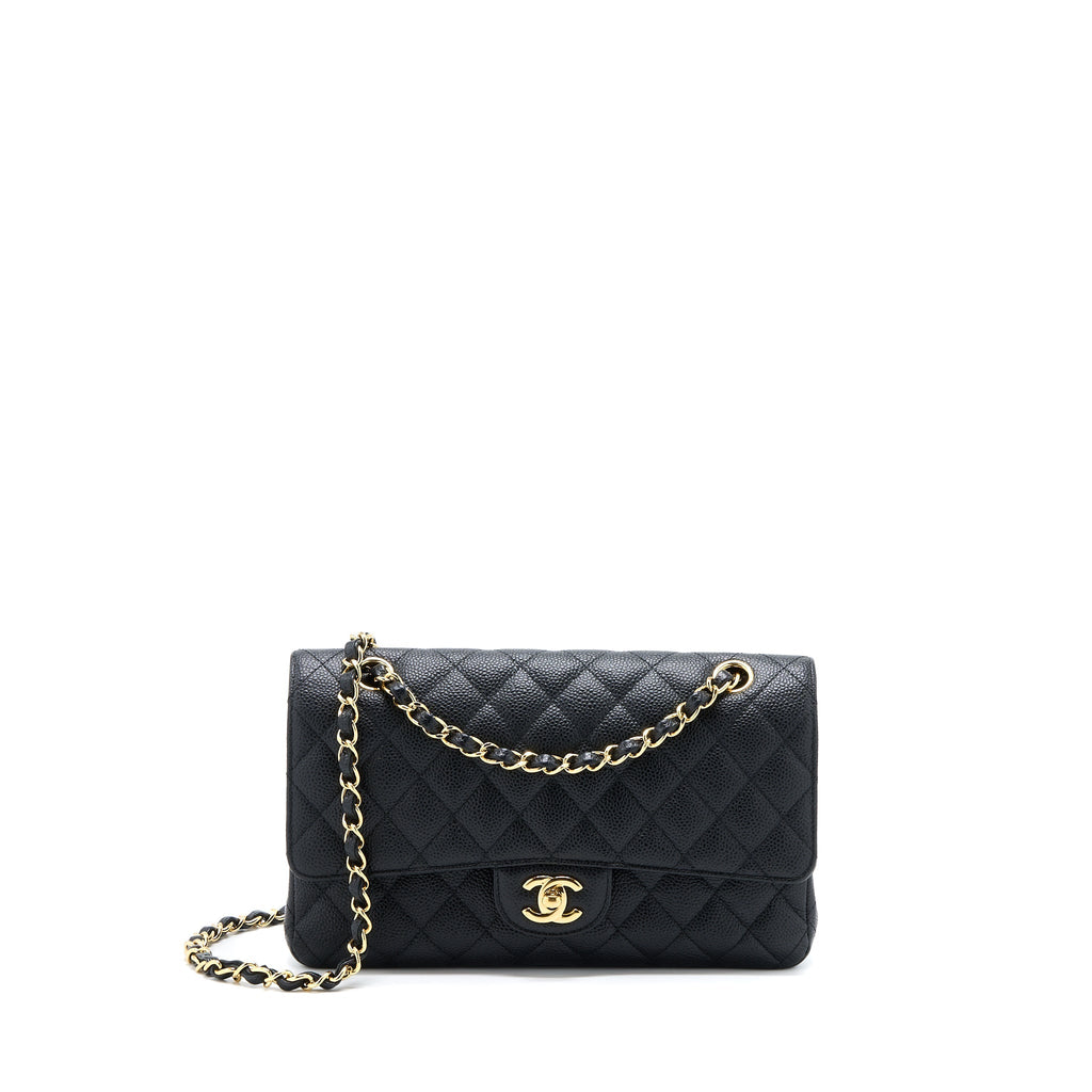 chanel-medium-classic-double-flap-bag-caviar-black-ghw-4