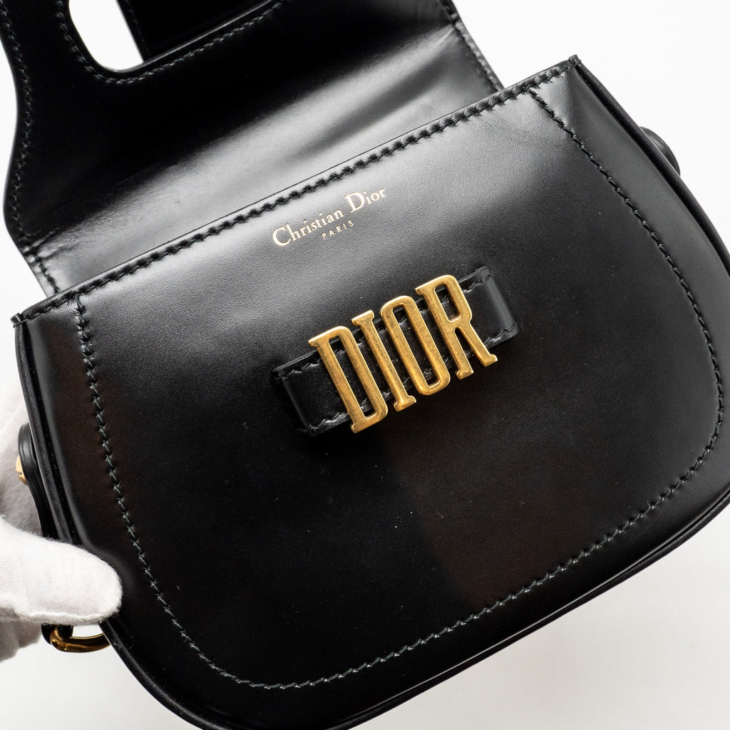 dior-d-fence-saddle-bag-calfskin-black-ghw