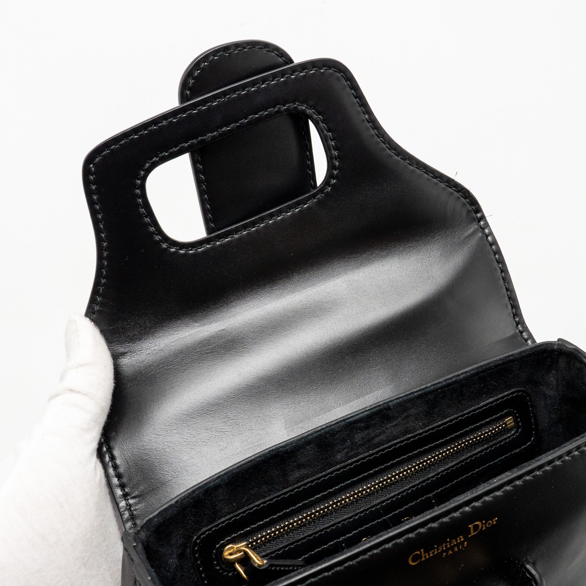 dior-d-fence-saddle-bag-calfskin-black-ghw