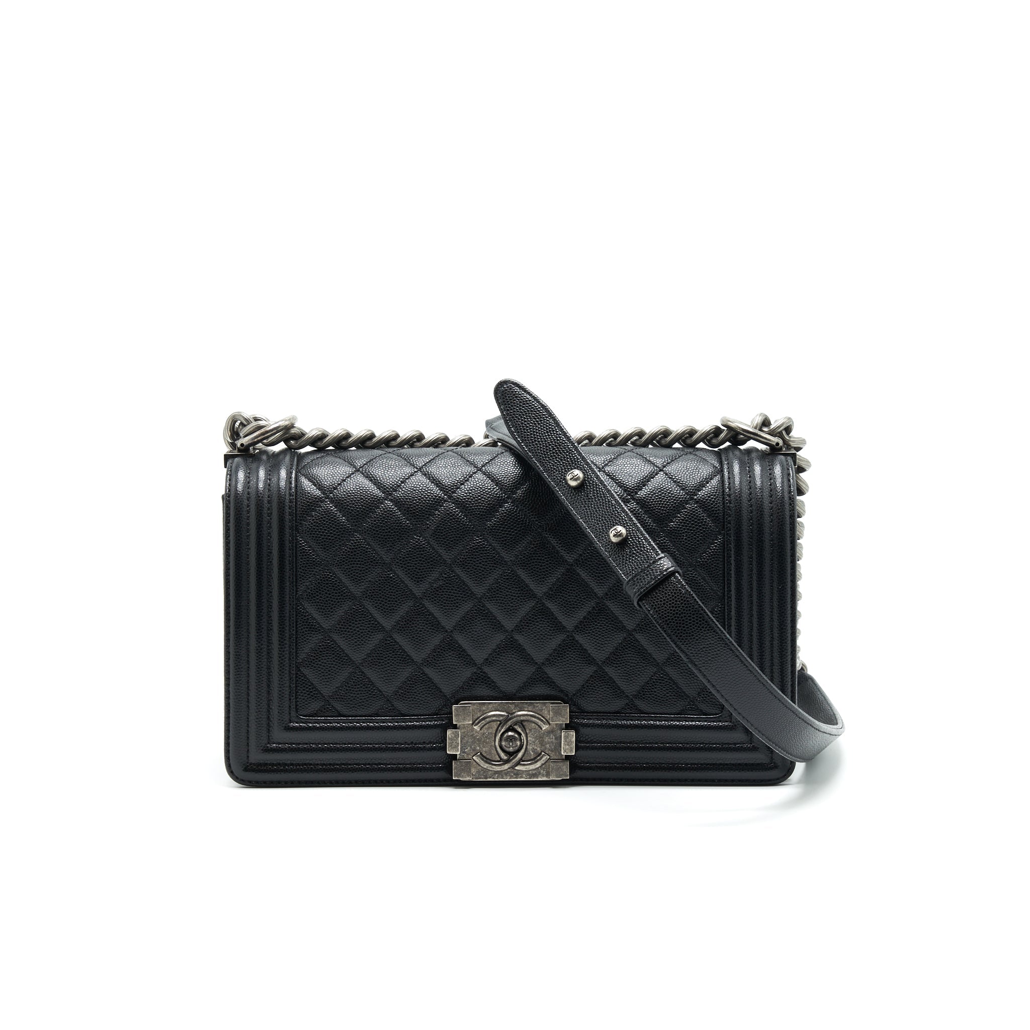 chanel-caviar-old-medium-leboy-bag-black-with-ruthenium-hardware