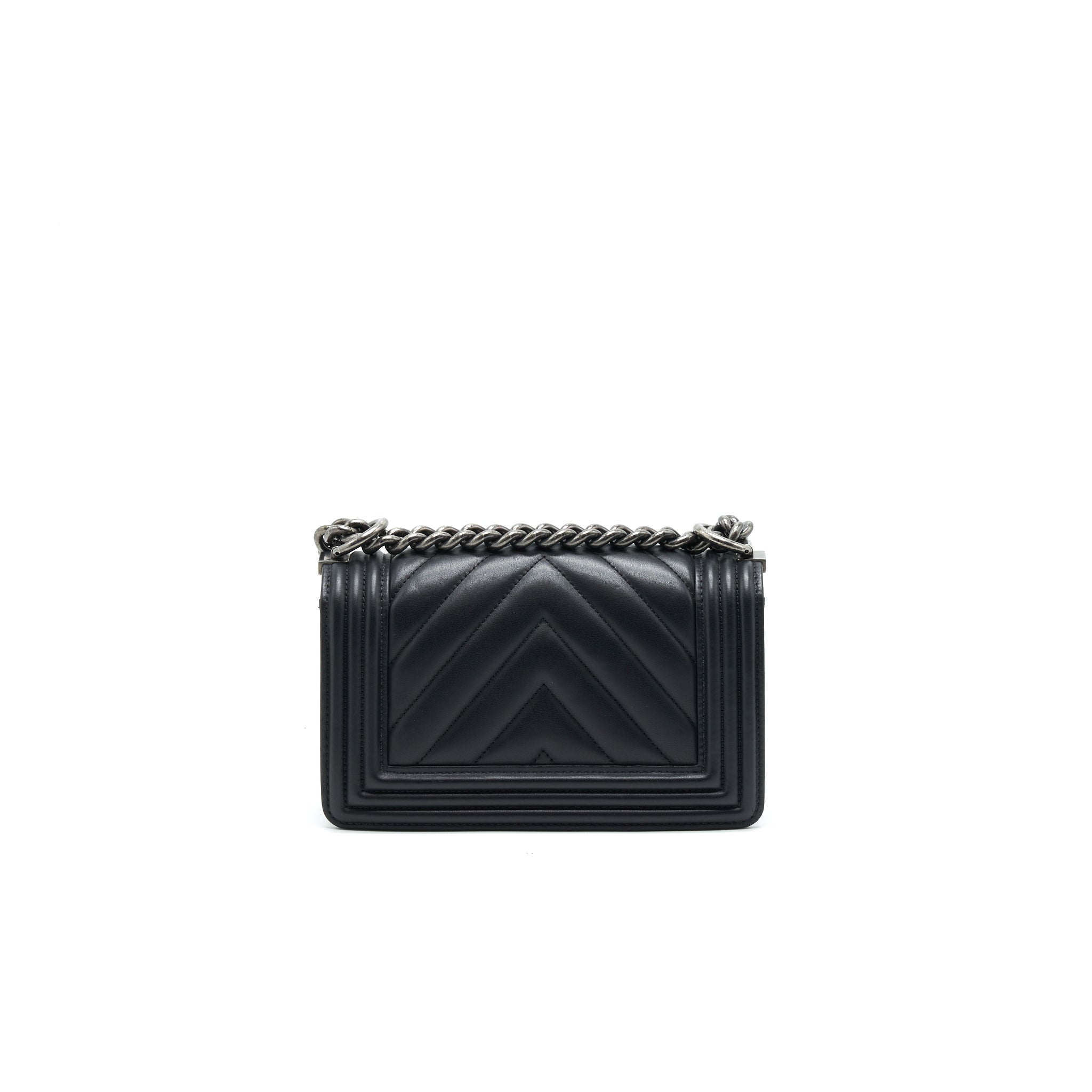 chanel-small-chevron-leboy-bag-calfskin-black-with-shw