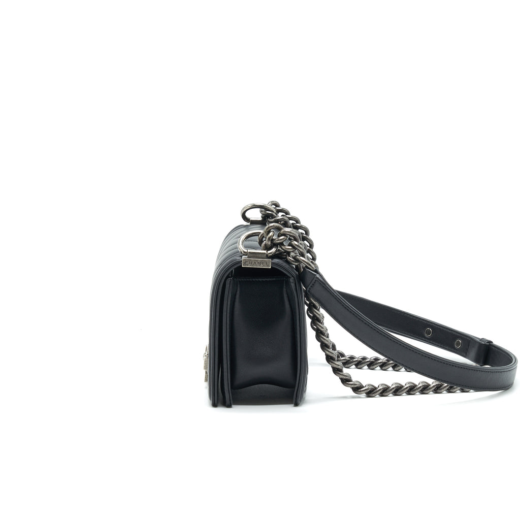 chanel-small-chevron-leboy-bag-calfskin-black-with-shw