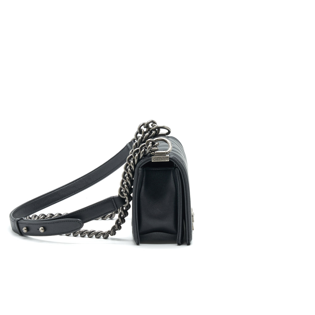 chanel-small-chevron-leboy-bag-calfskin-black-with-shw